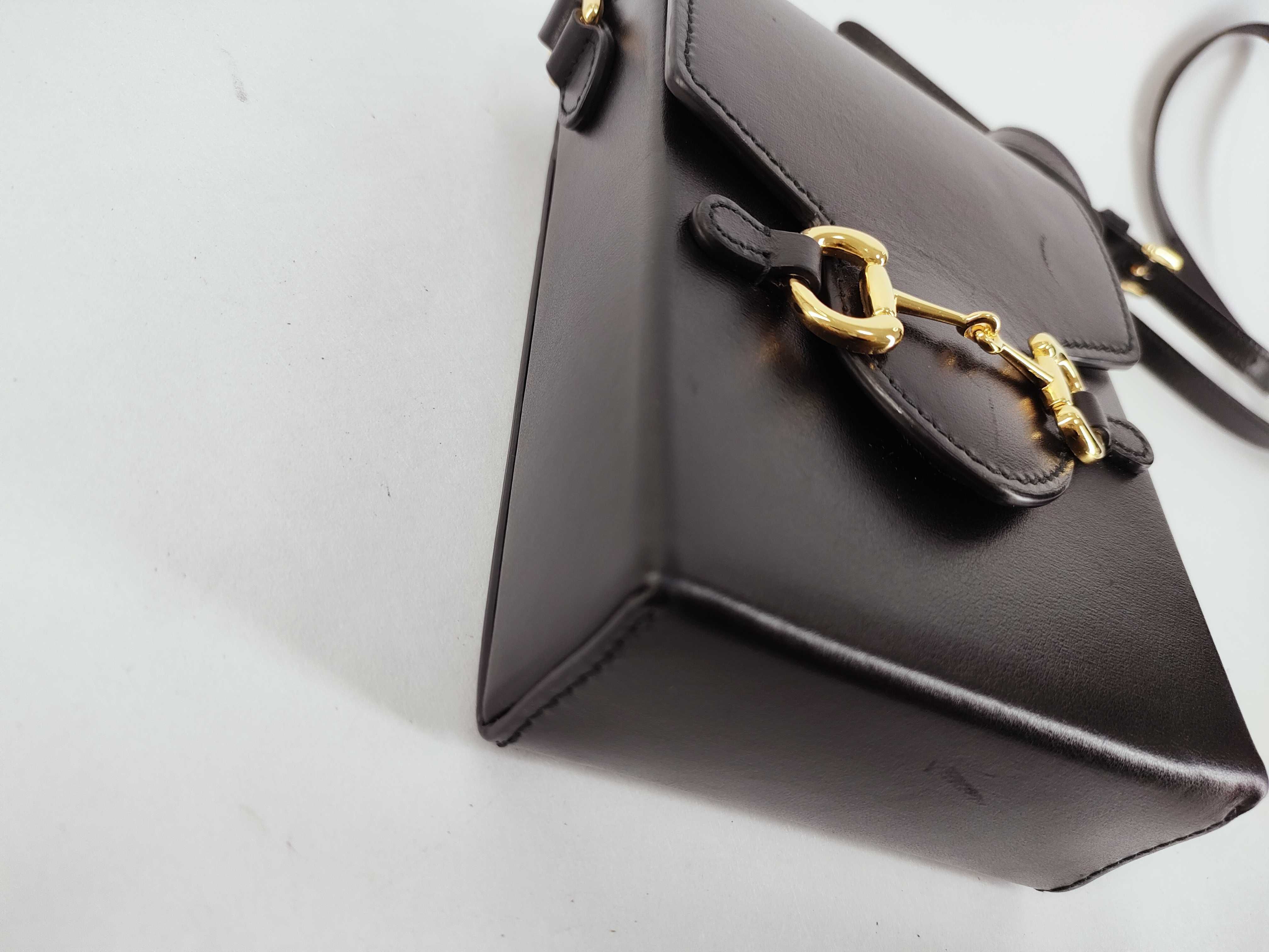 Horsebit 1955 Leather Shoulder Bag, Black, 625615 (Shoulder Bag) — view 6