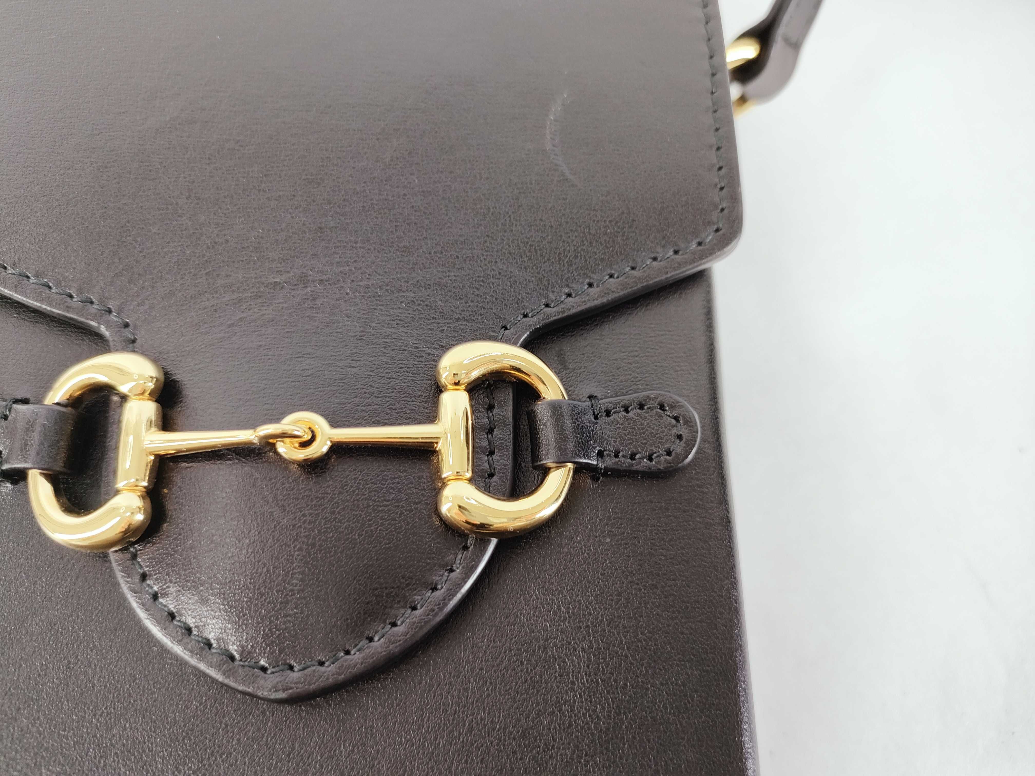 Horsebit 1955 Leather Shoulder Bag, Black, 625615 (Shoulder Bag) — view 8