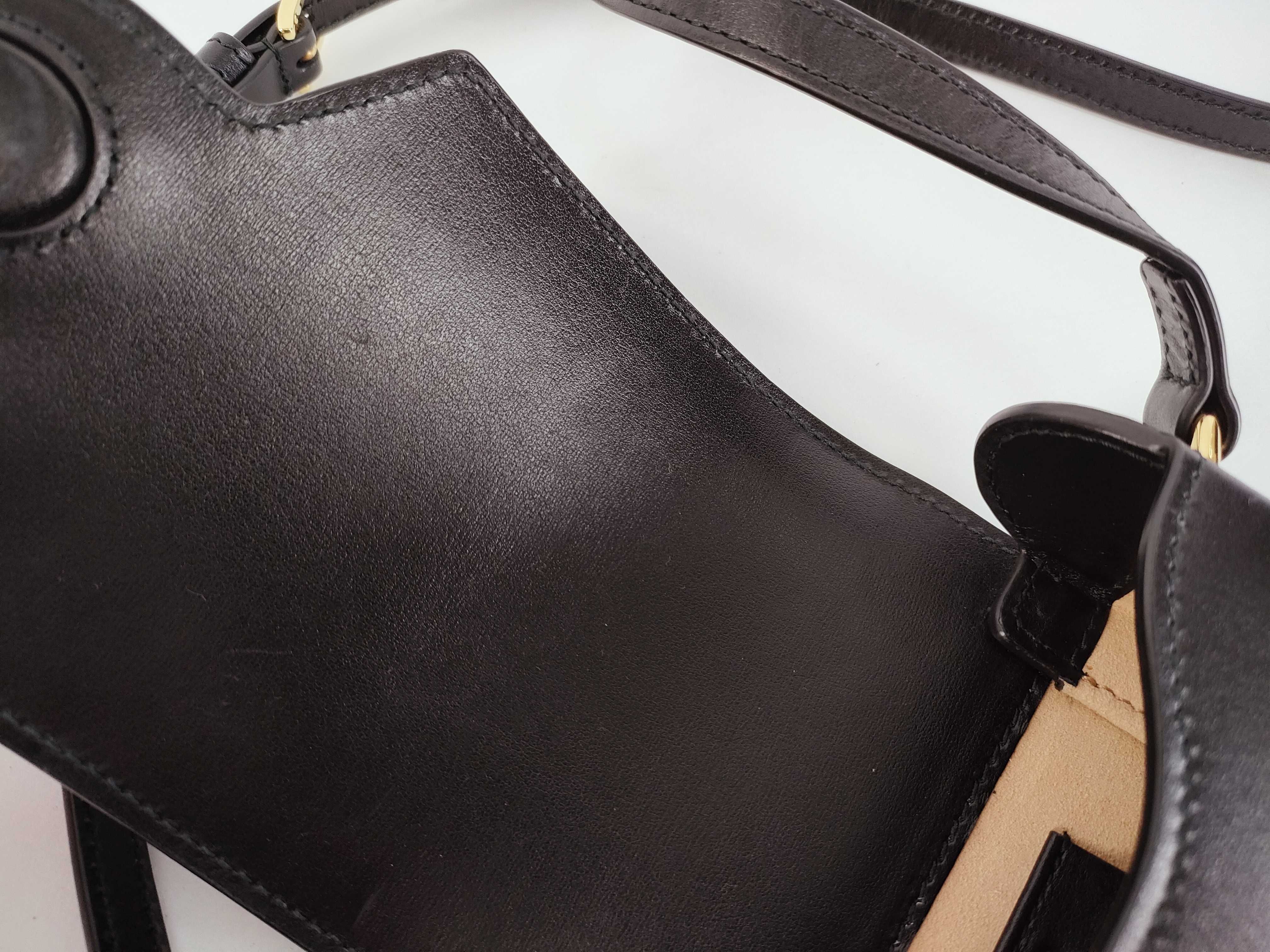 Horsebit 1955 Leather Shoulder Bag, Black, 625615 (Shoulder Bag) — view 9