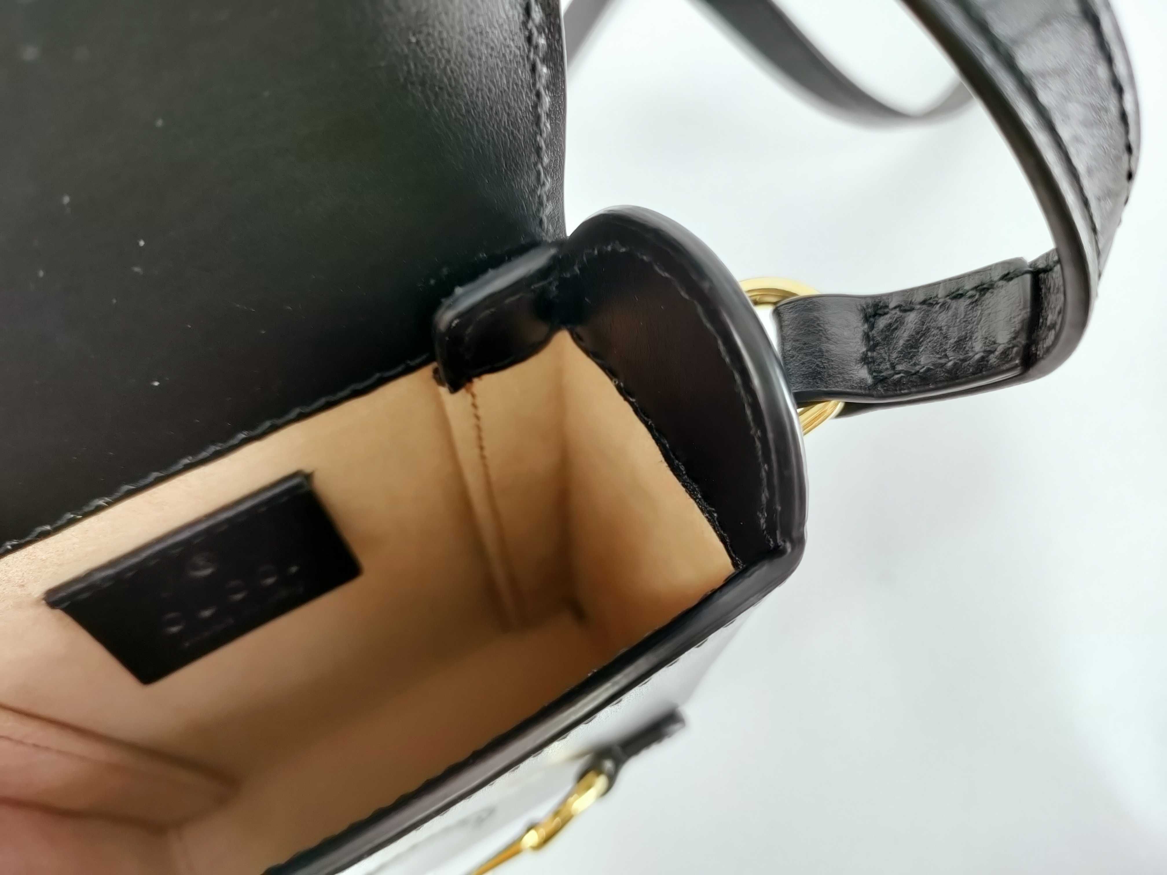 Horsebit 1955 Leather Shoulder Bag, Black, 625615 (Shoulder Bag) — view 10