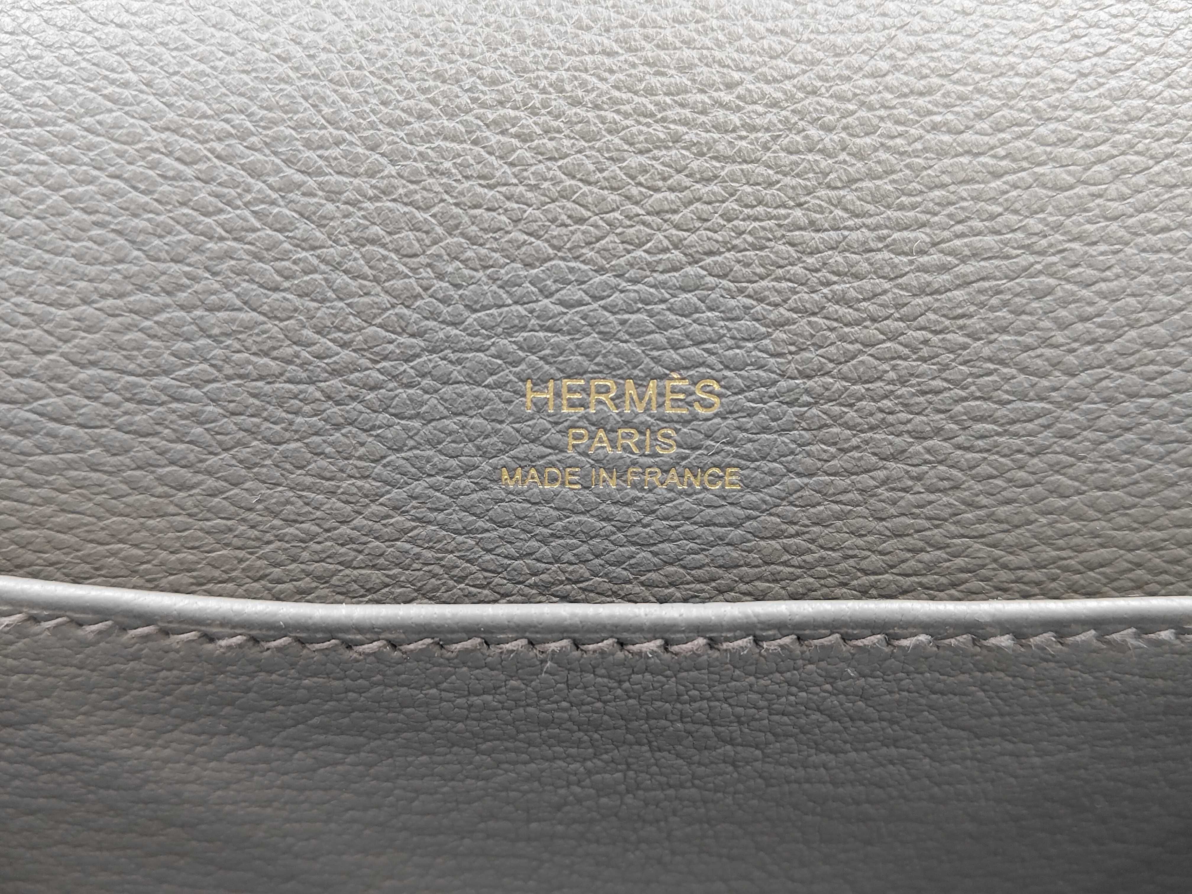Sac Lauris Mini Bicolor Black x Gray B Stamp Shoulder Bag — view 11