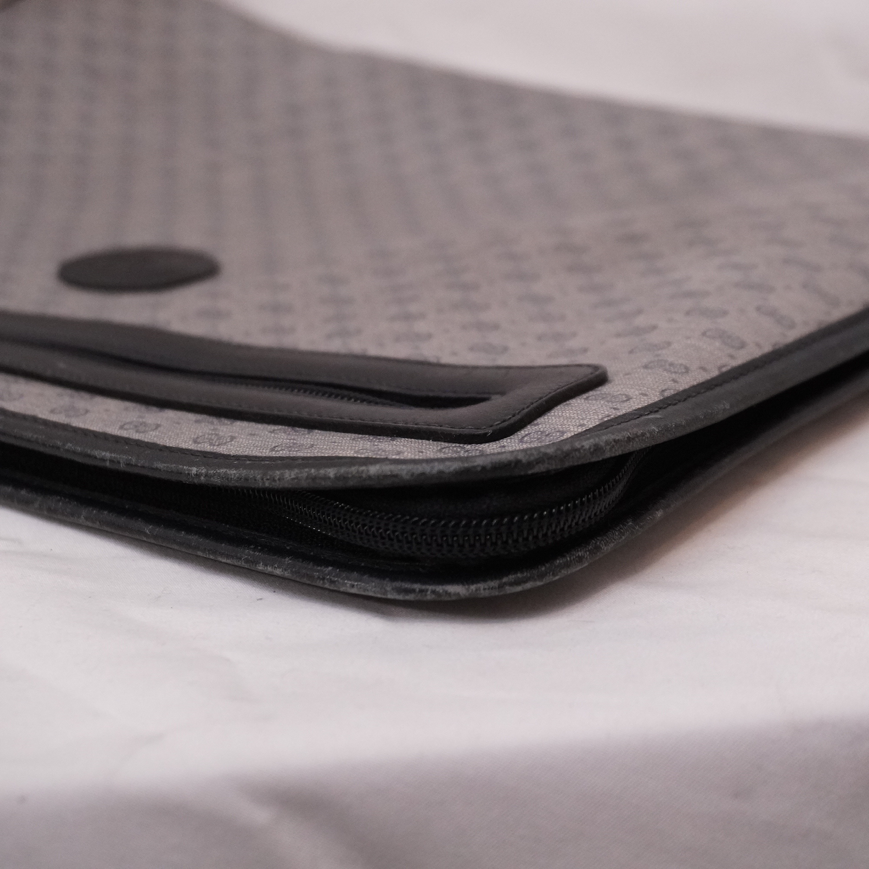 vintage micro GG pattern PVC clutch bag — view 4