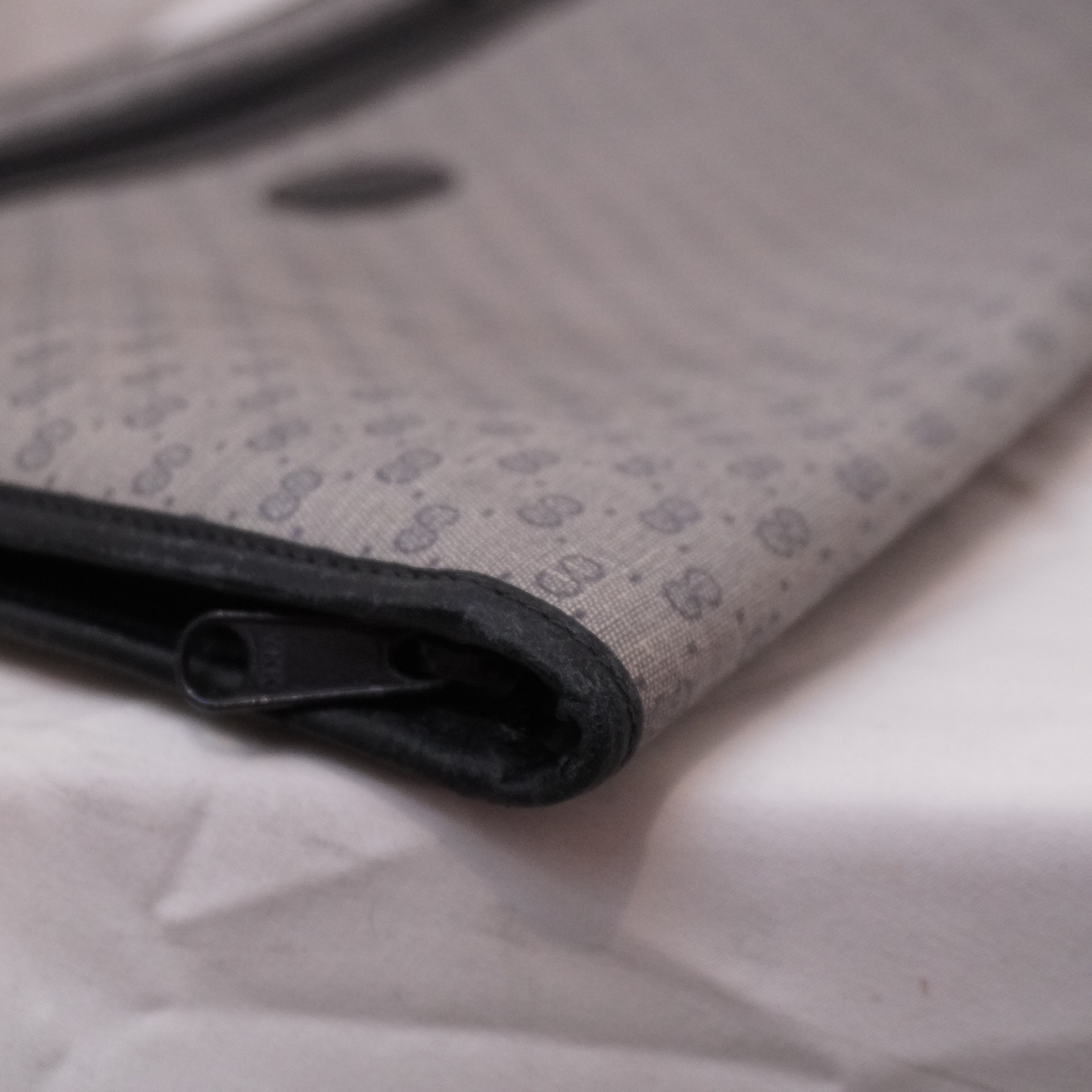 vintage micro GG pattern PVC clutch bag — view 5