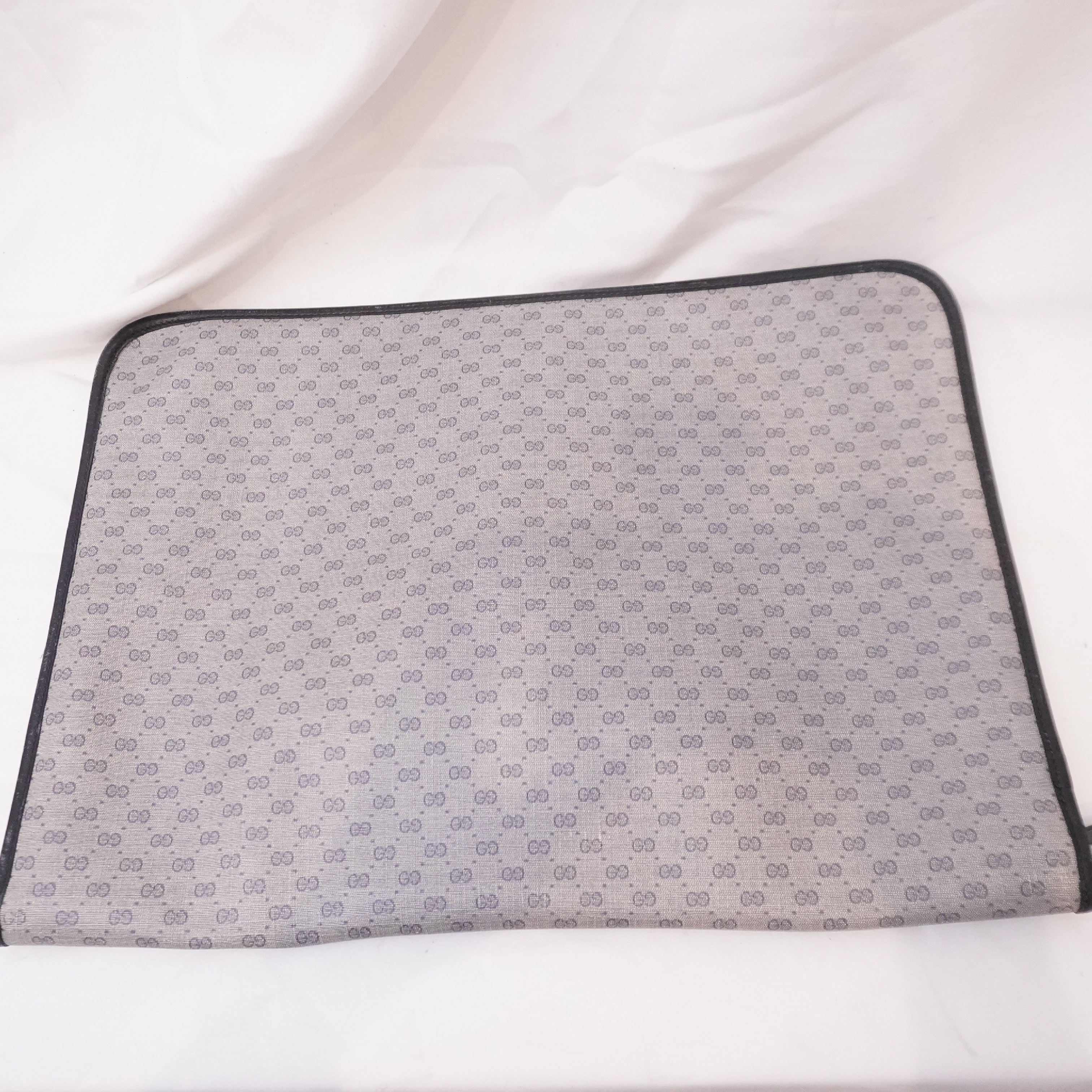 vintage micro GG pattern PVC clutch bag — view 8