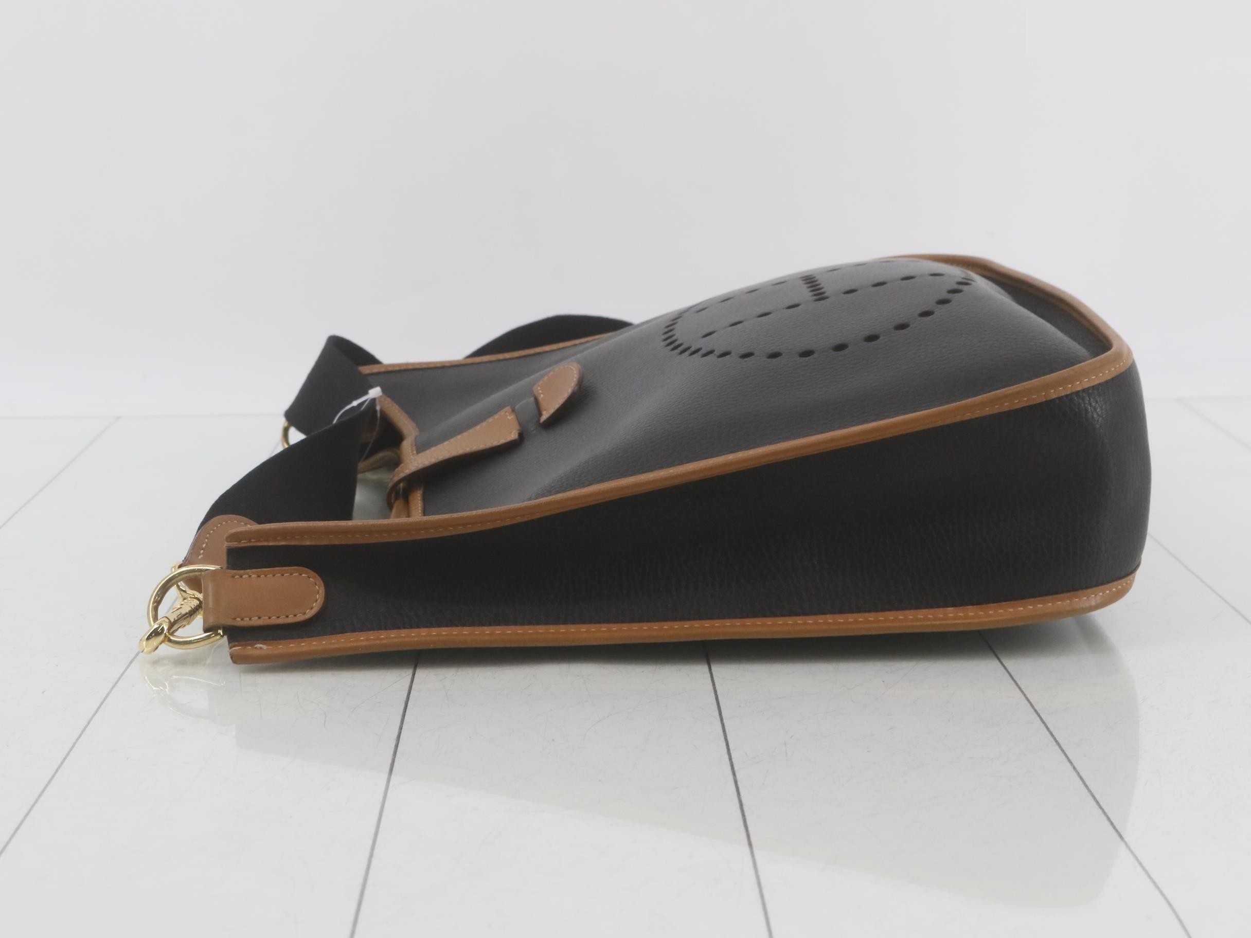 Evelyn Black Bicolor Gold Hardware — view 4