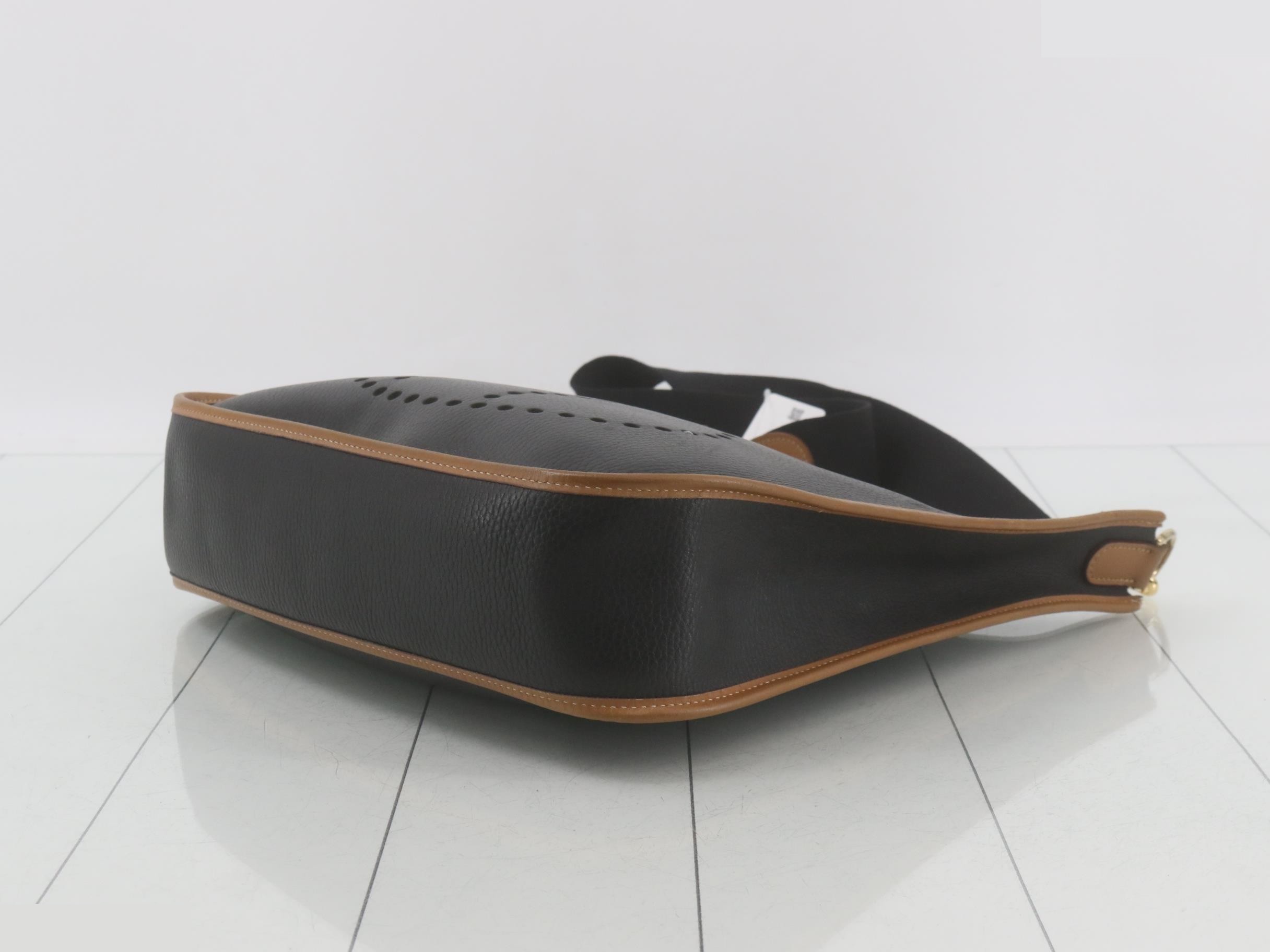 Evelyn Black Bicolor Gold Hardware — view 6