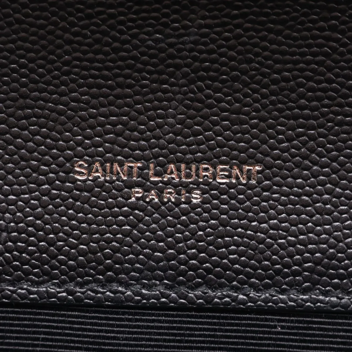 Envelope Leather Chain Shoulder Bag, Black 600195 — view 7