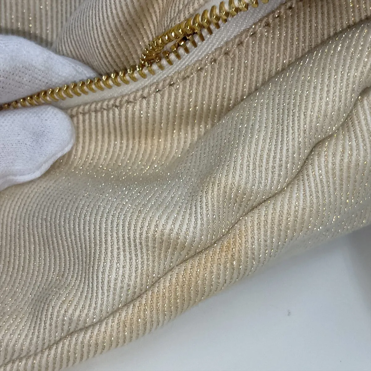 Sport Line Canvas x Leather 2-Way Boston Bag, Beige, Gold Hardware, 10605077 (Serial Number in the 10s) — view 14