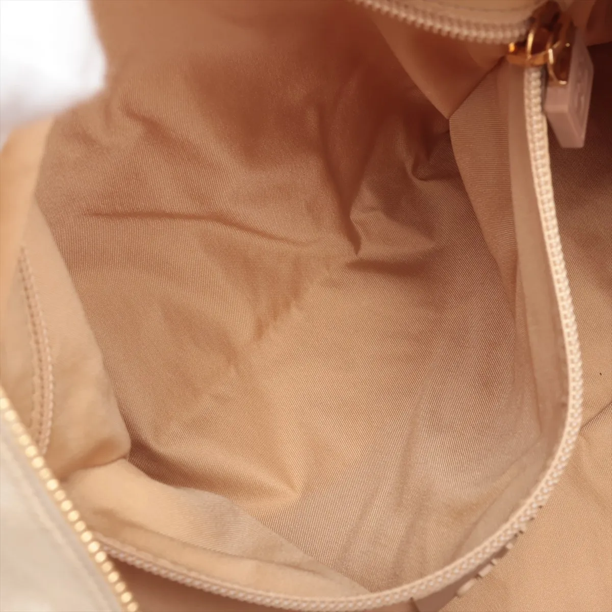 Sport Line Canvas x Leather 2-Way Boston Bag, Beige, Gold Hardware, 10605077 (Serial Number in the 10s) — view 7