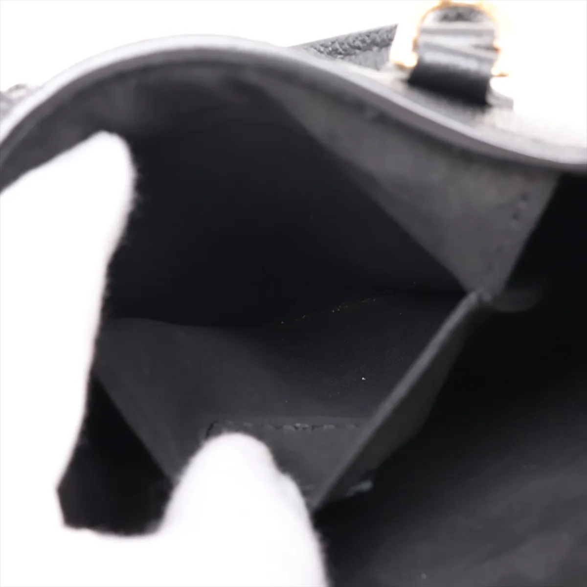 Monogram Empreinte Petite Sac Plat M81416 Black (RFID detected) — view 9
