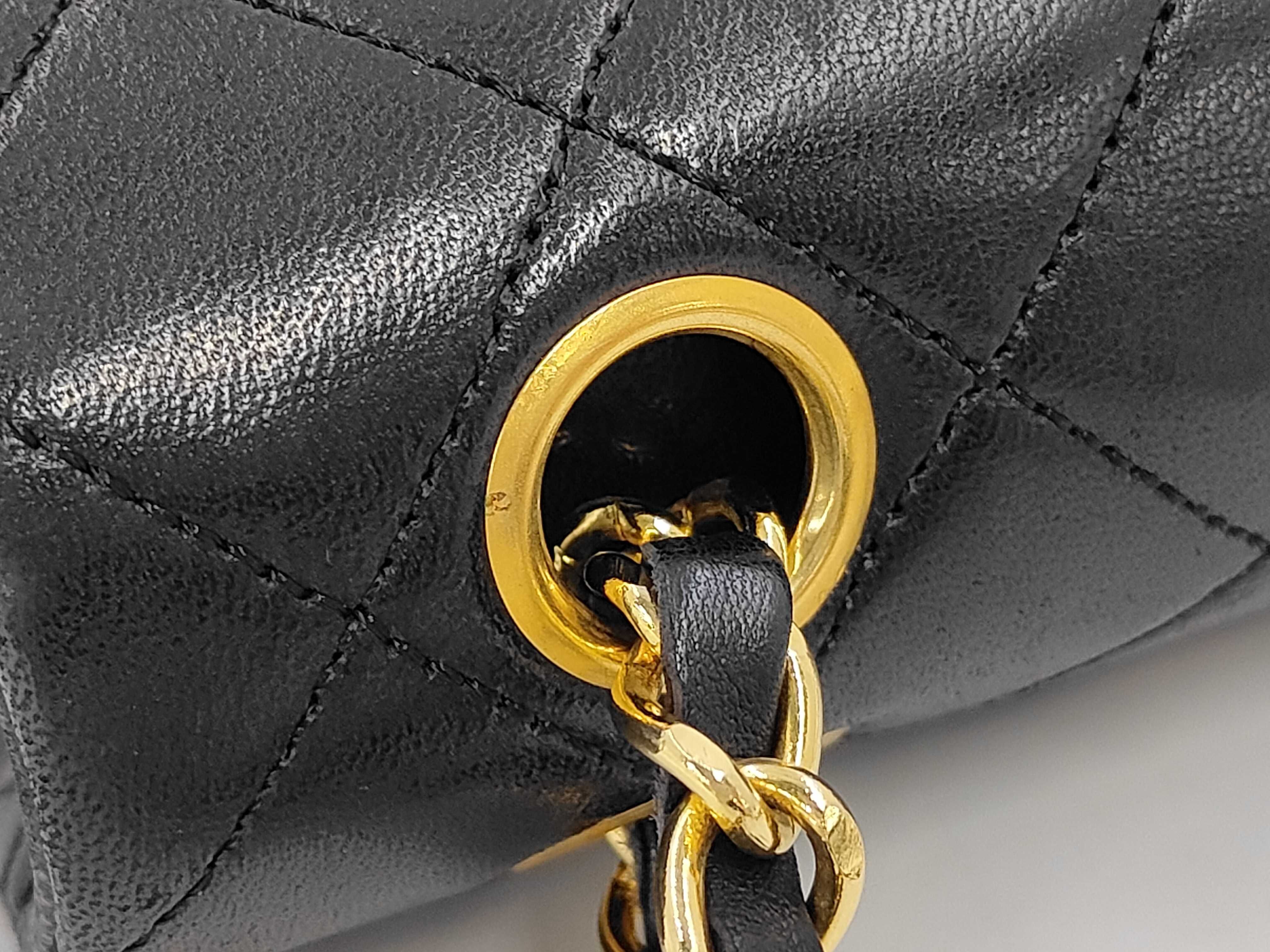 Matelassé 23 Lambskin Double Flap Double Chain Shoulder Bag — view 7