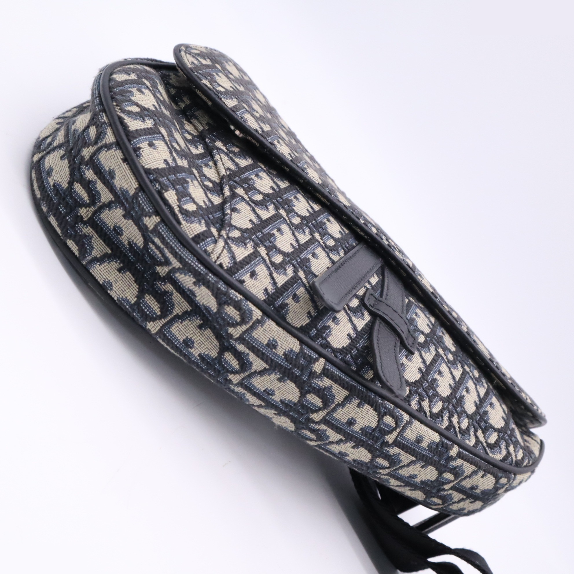 Oblique Jacquard Saddle Bag — view 5