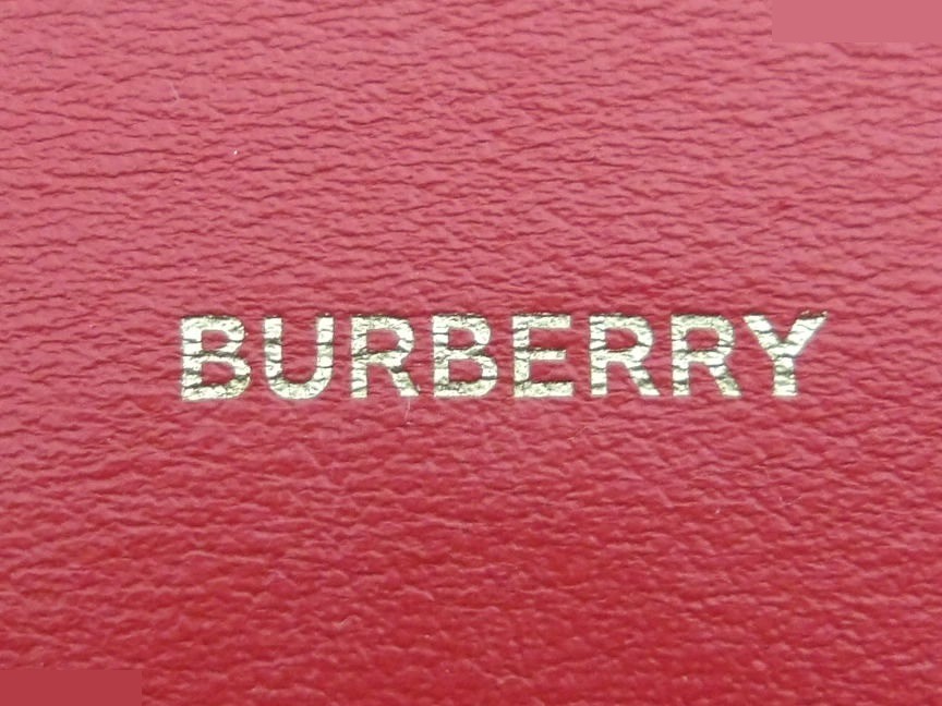 TB logo flap long wallet with gold hardware — view 4