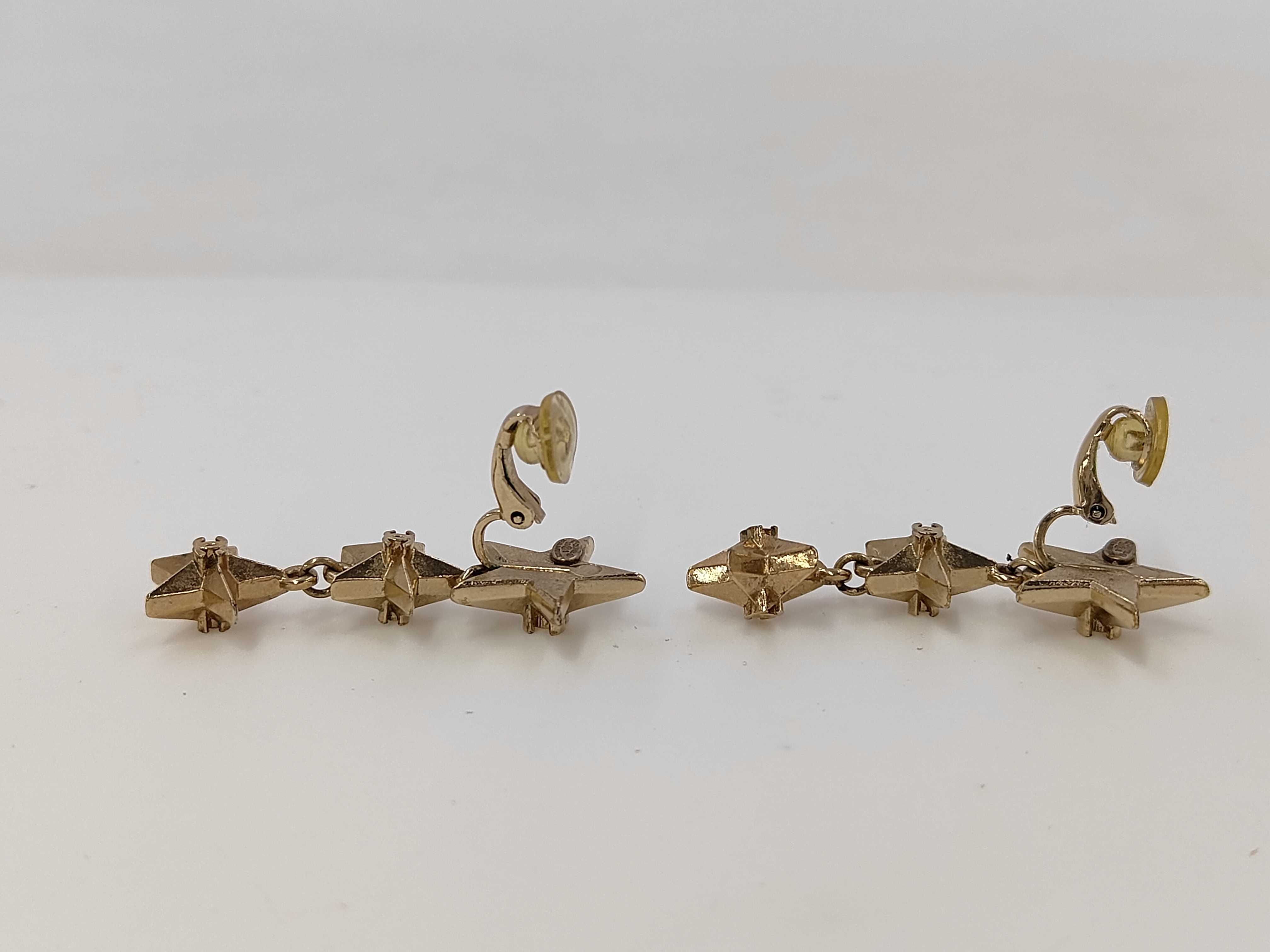 Coco Mark Star Triple Earrings — view 3