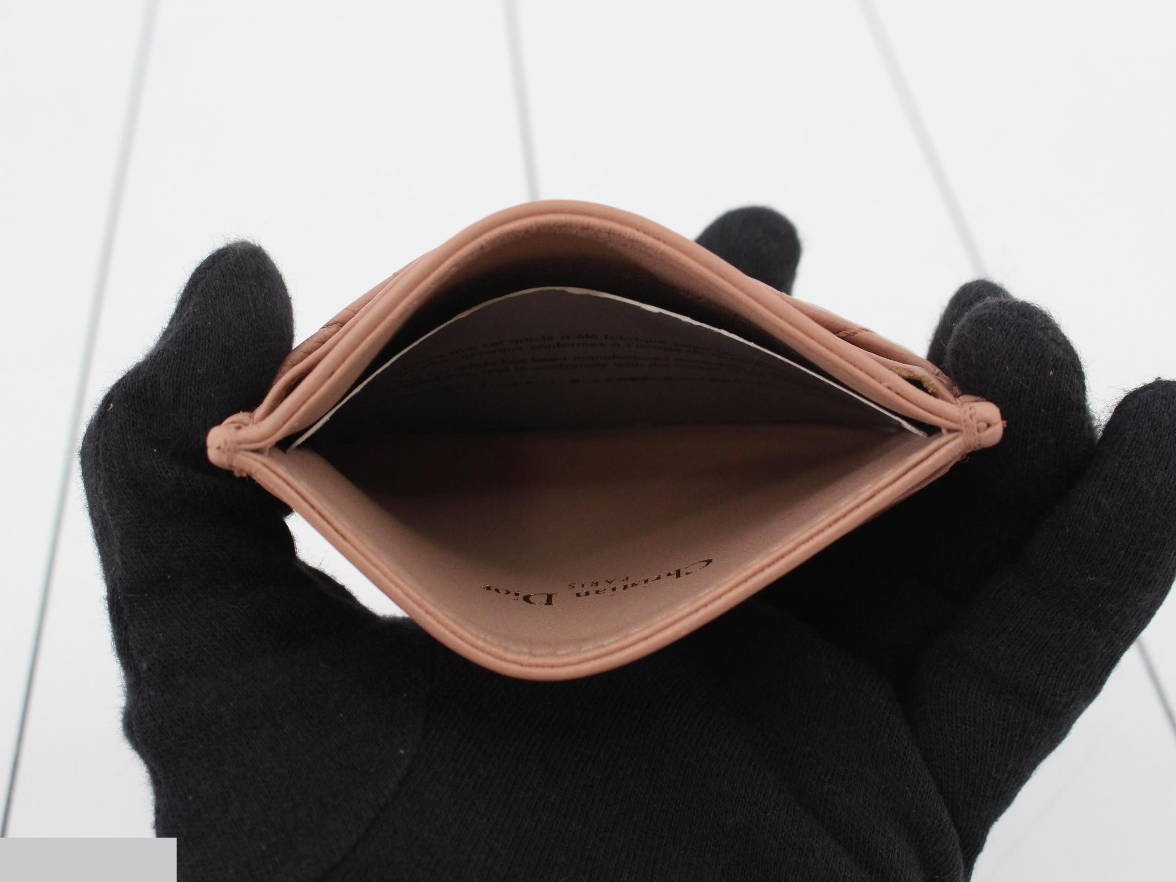 Cannage Lamb Card Case — view 4