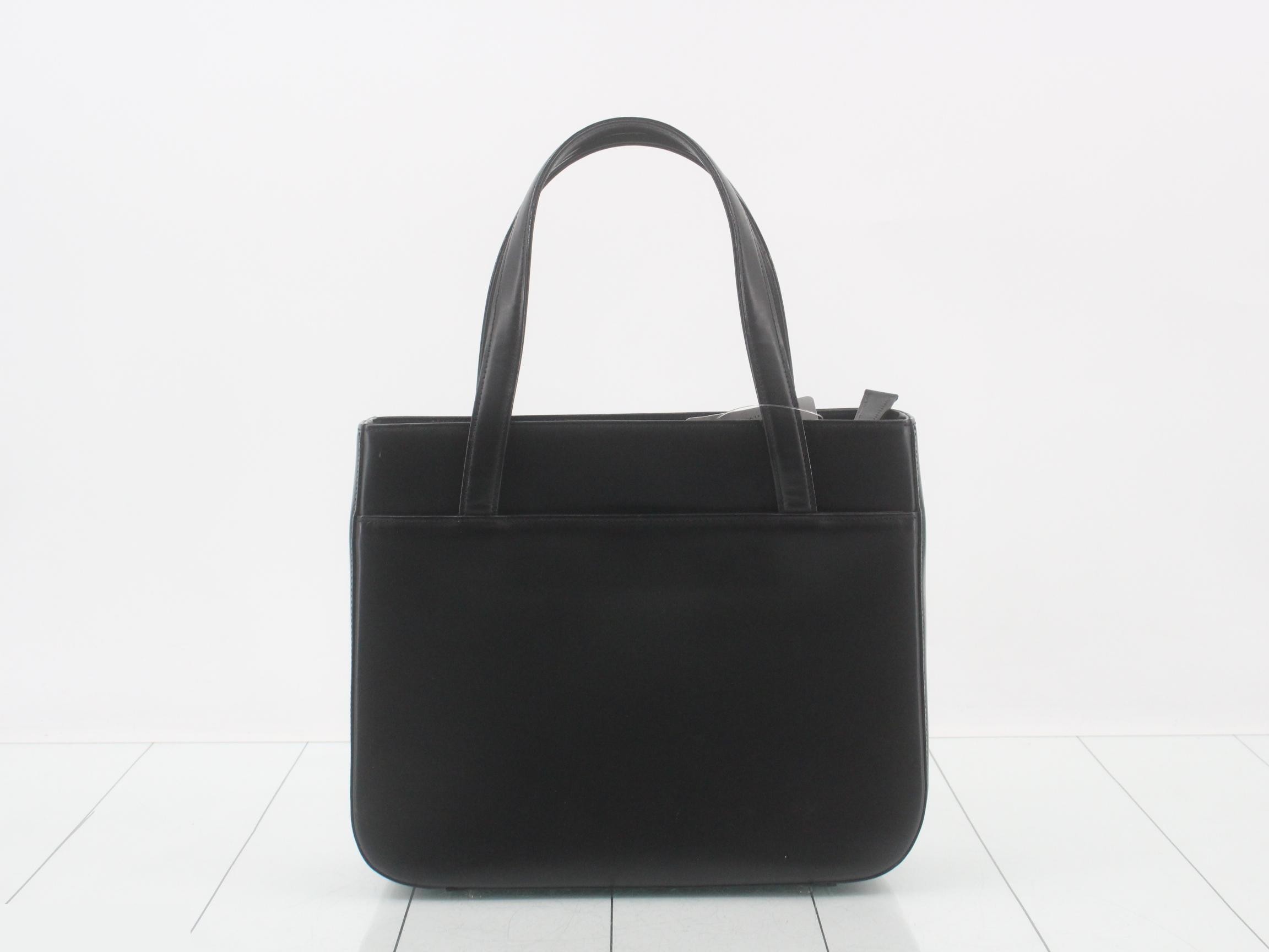 Nova Check x Leather Tote Bag — view 2