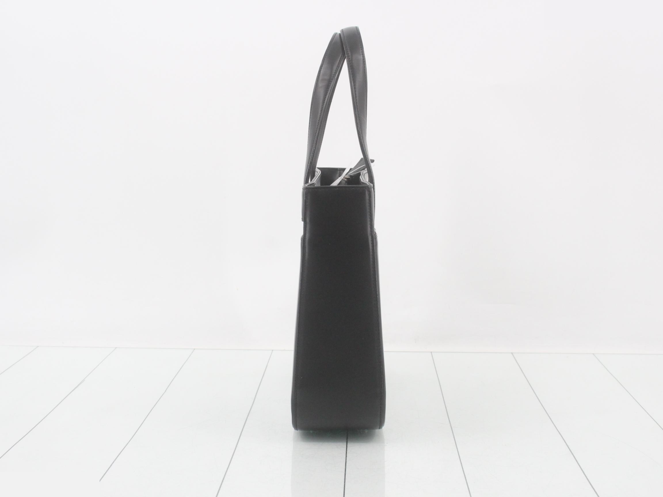 Nova Check x Leather Tote Bag — view 3