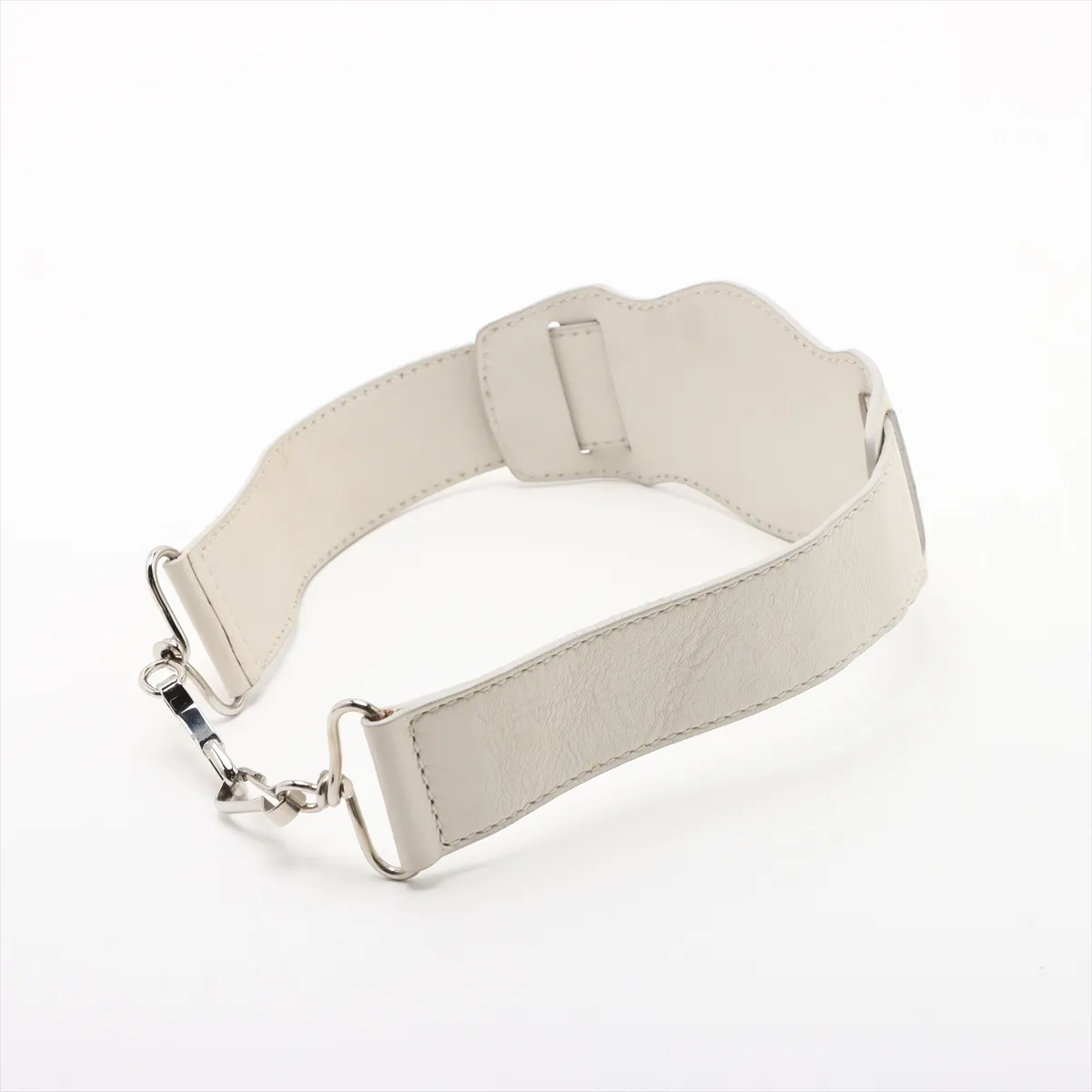 The Giant City Leather 2WAY Handbag White 173084 with Mirror — view 7