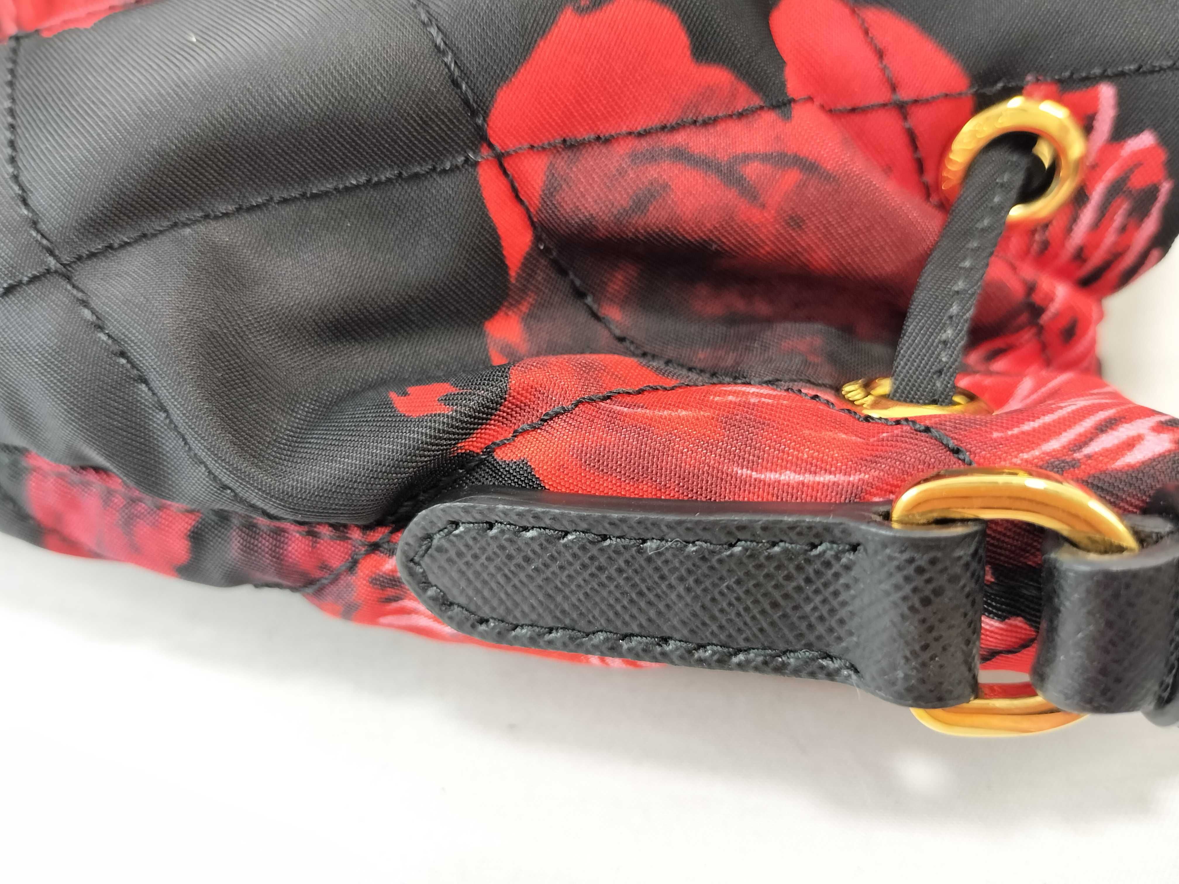 Flower Print Drawstring Bag Handbag — view 13