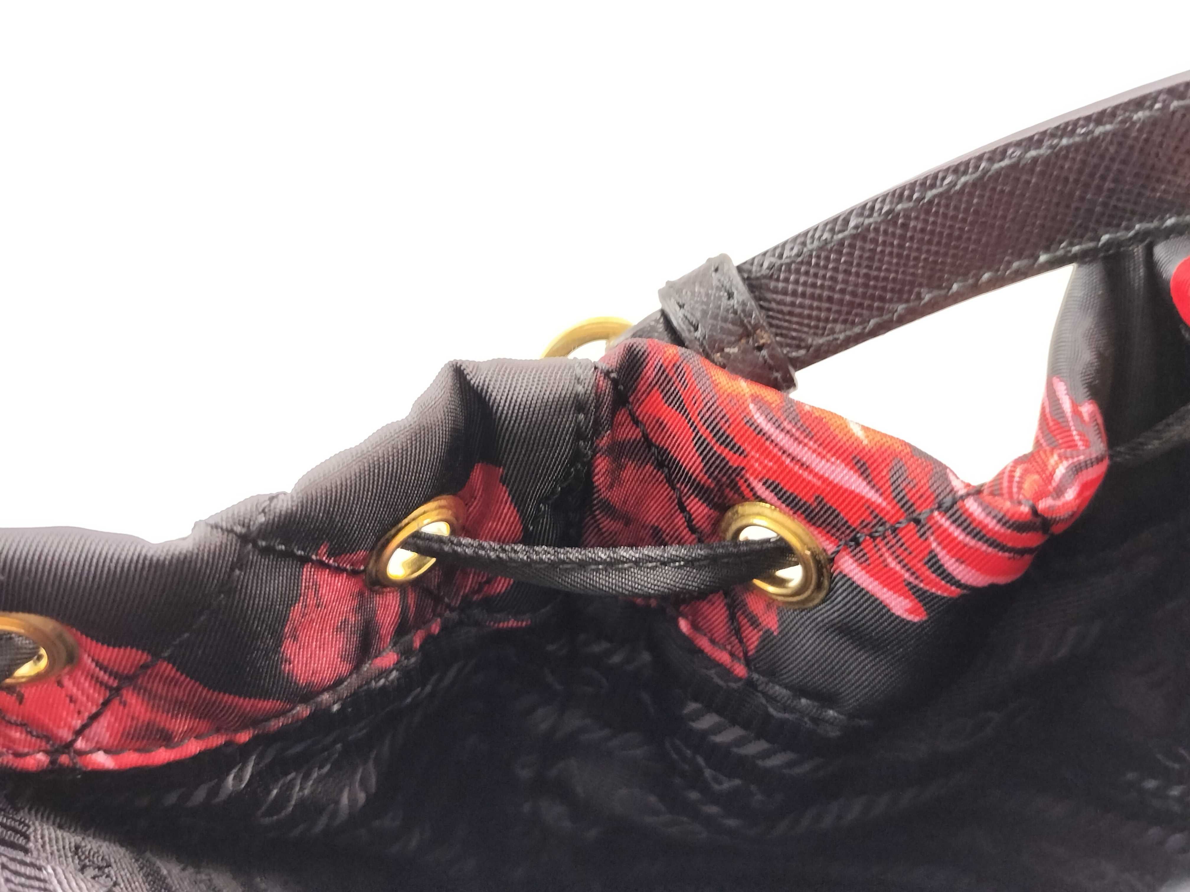 Flower Print Drawstring Bag Handbag — view 8