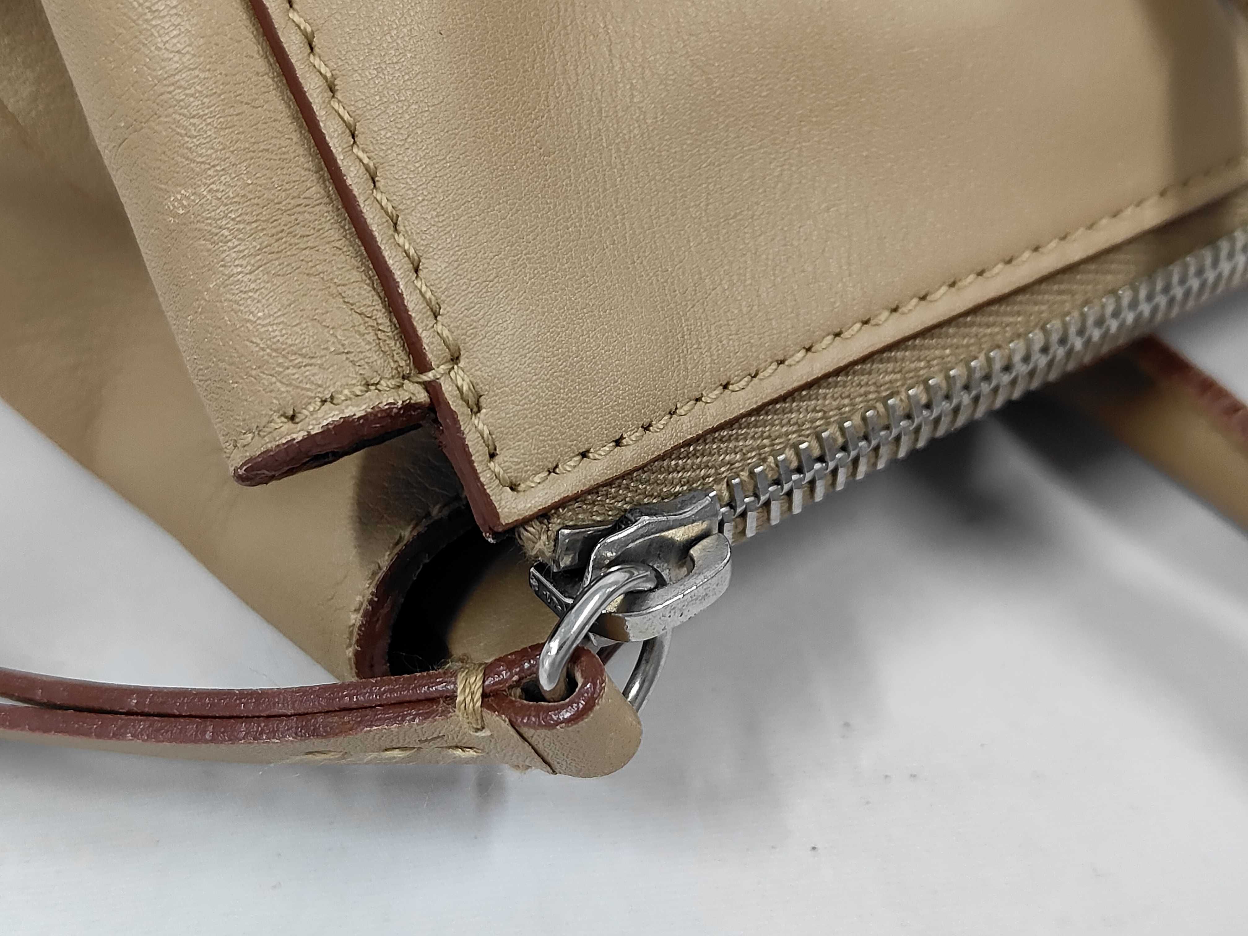 handbag, leather, beige handbag — view 7