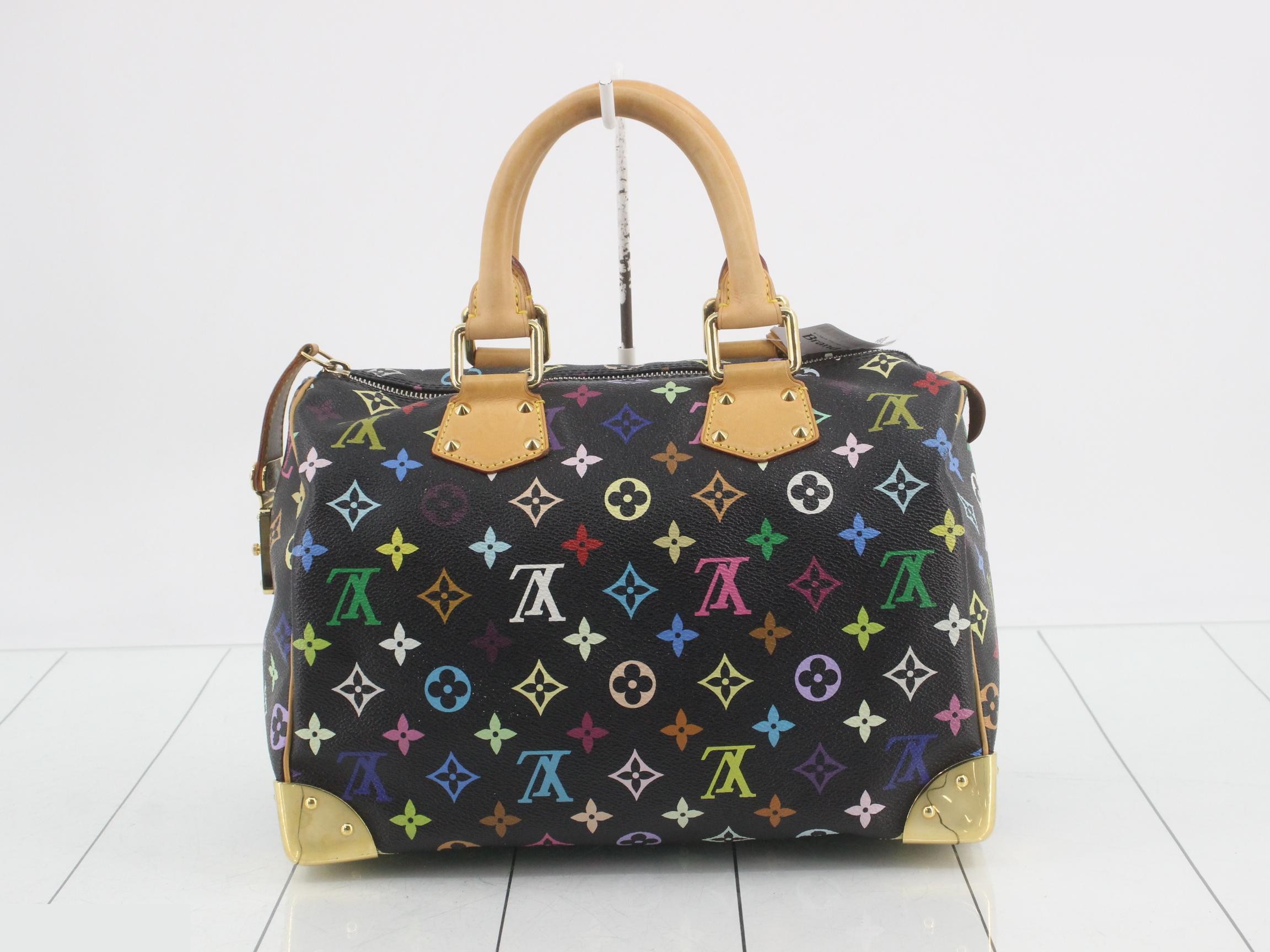 Monogram Multicolor Speedy 30 Noir Handbag — view 2