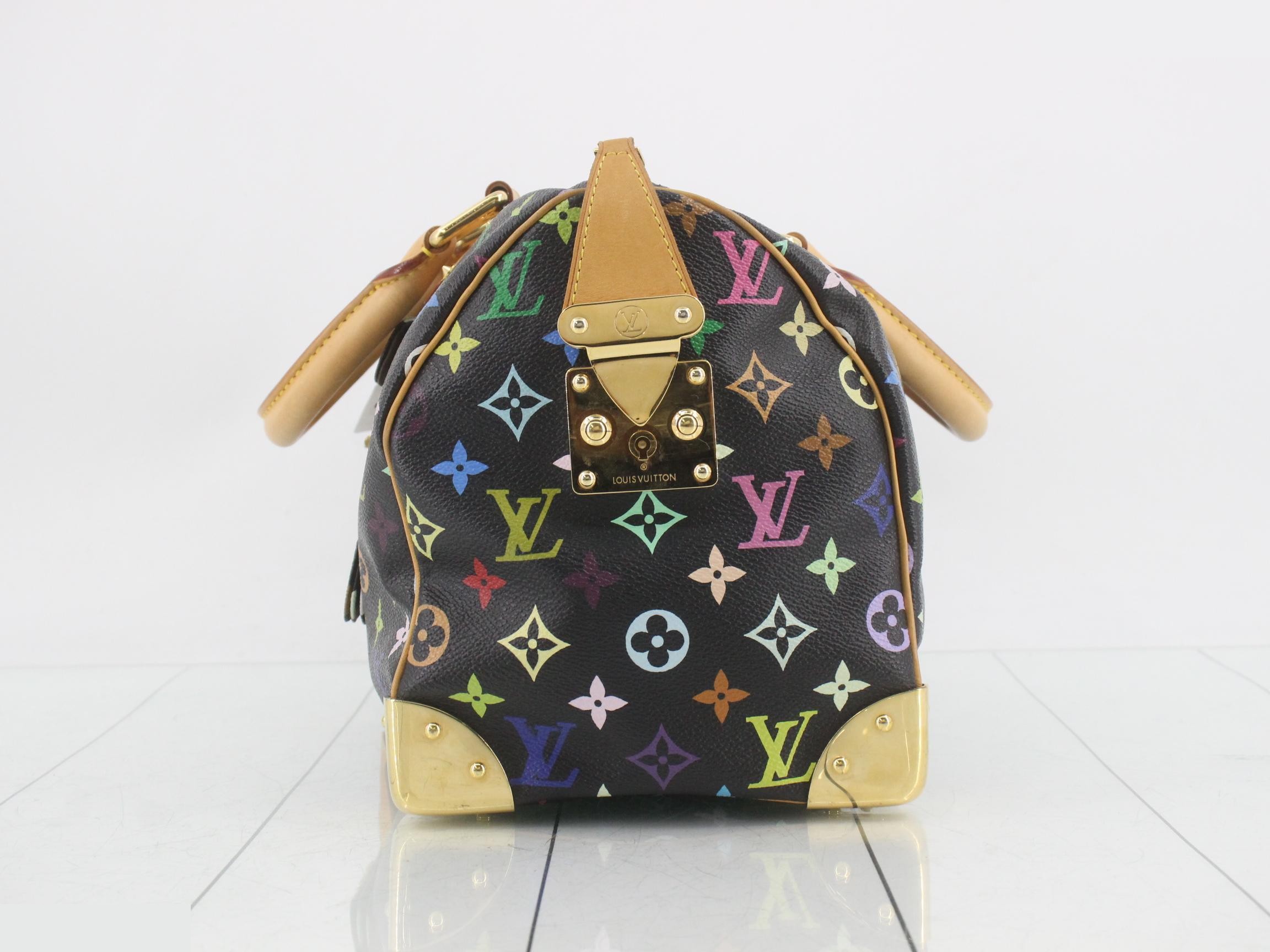 Monogram Multicolor Speedy 30 Noir Handbag — view 3