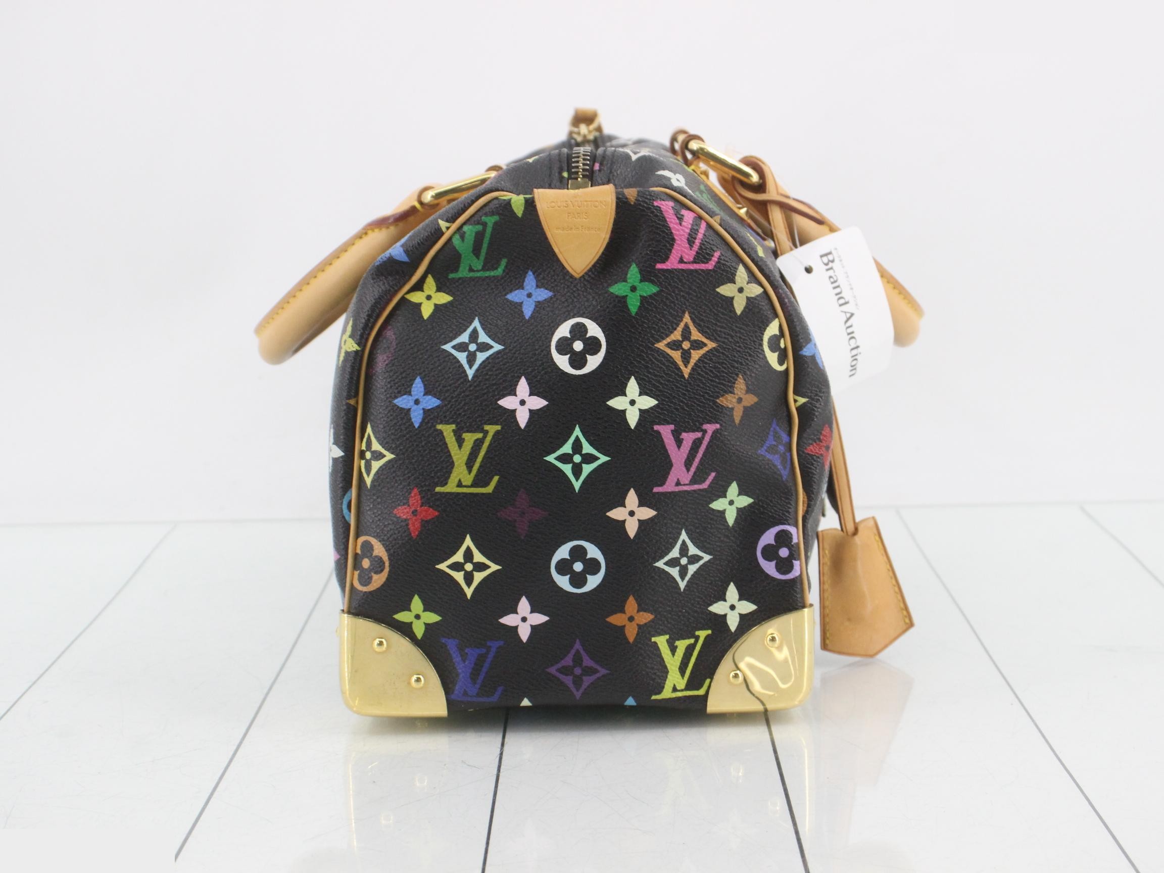 Monogram Multicolor Speedy 30 Noir Handbag — view 4
