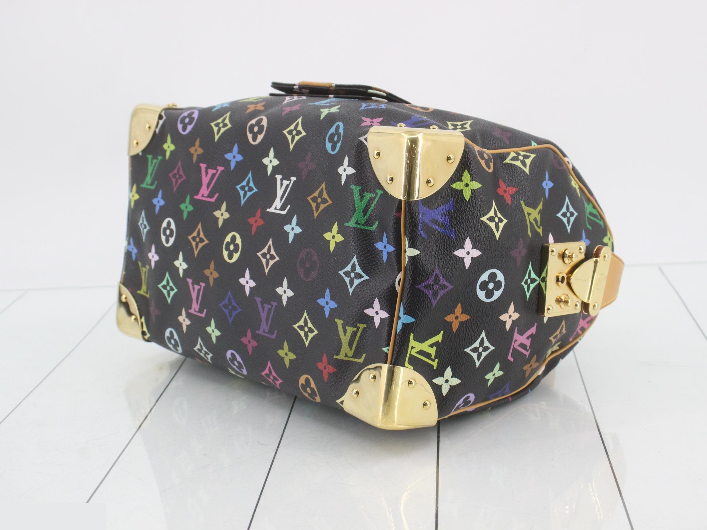 Monogram Multicolor Speedy 30 Noir Handbag — view 6