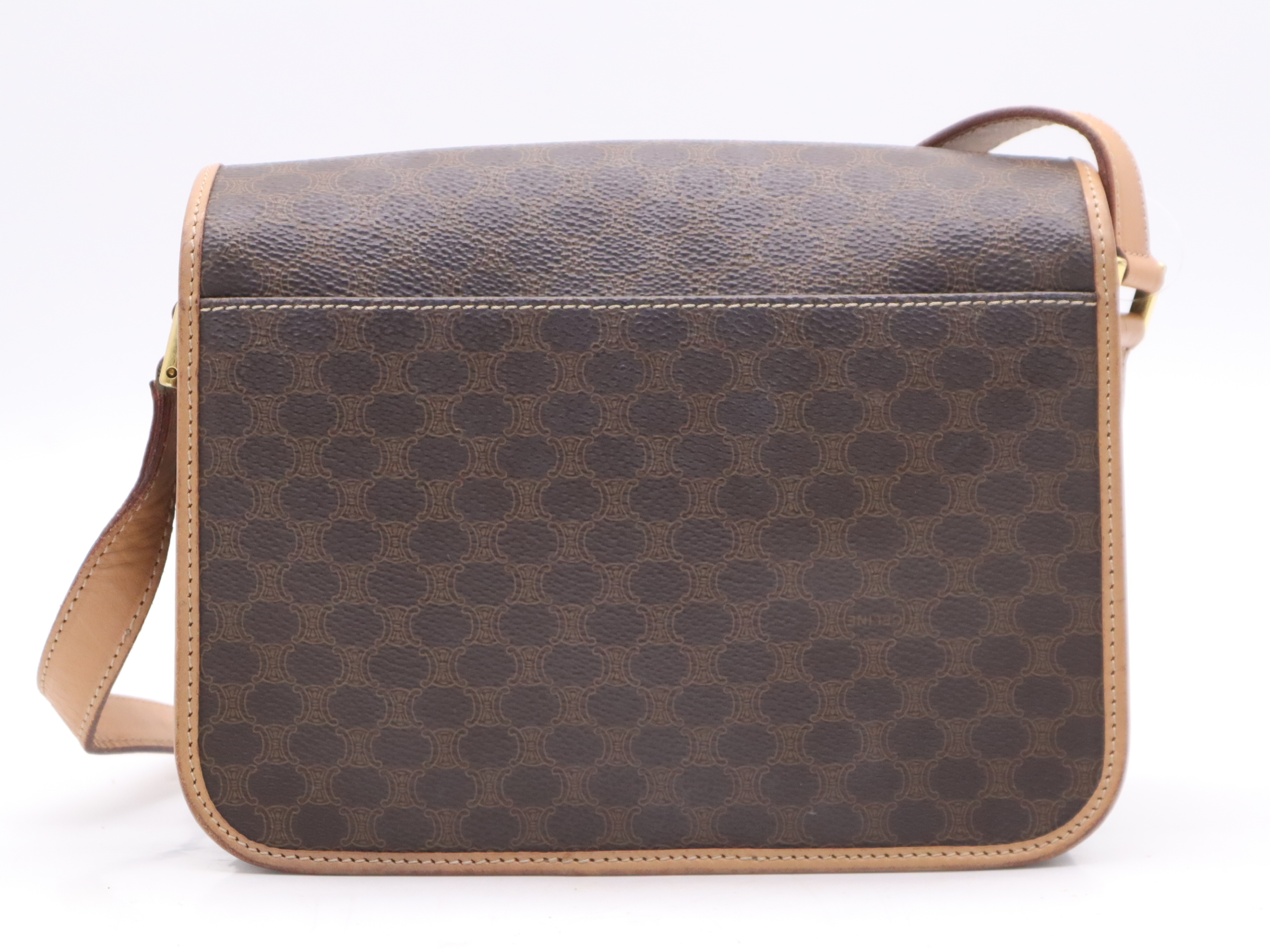 Leather Macadam Pattern Shoulder Bag — view 2