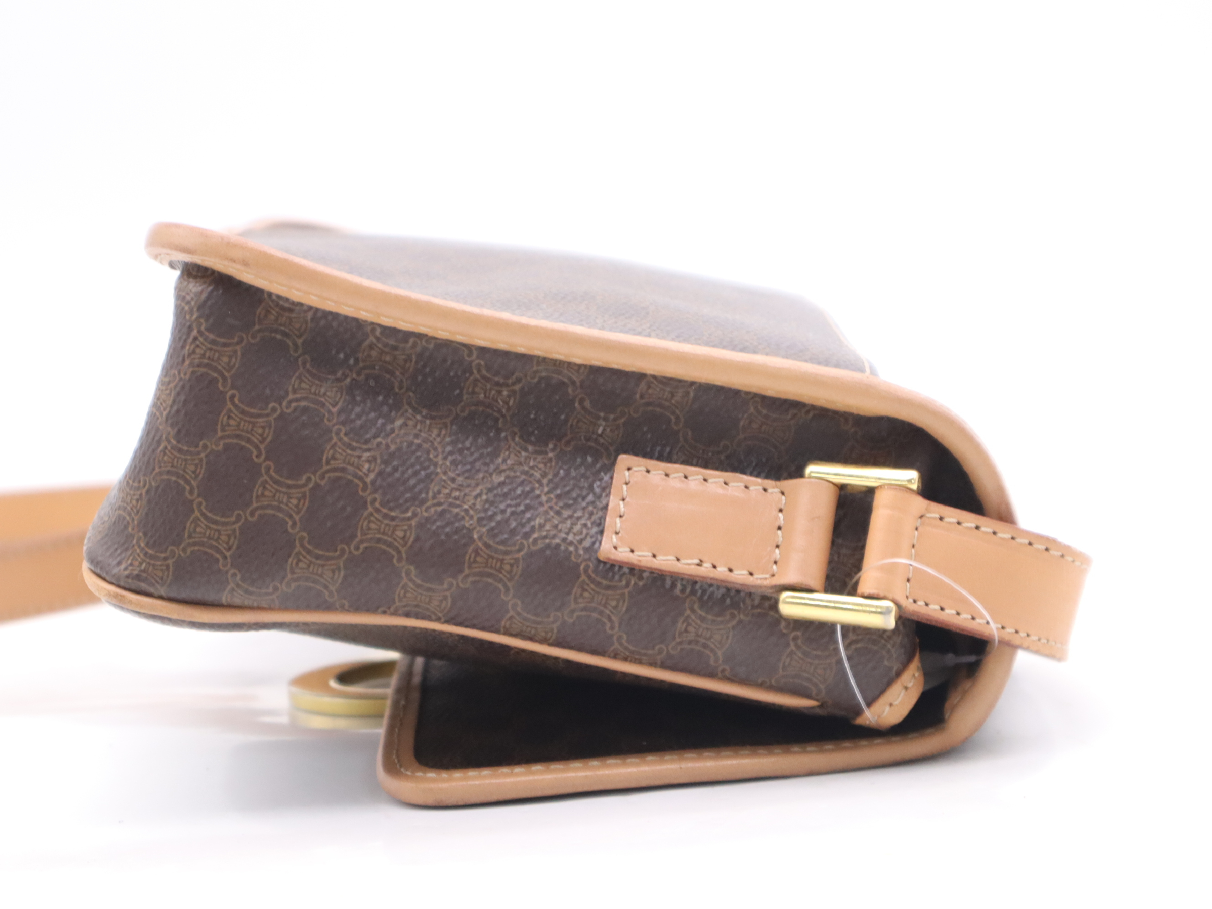 Leather Macadam Pattern Shoulder Bag — view 5