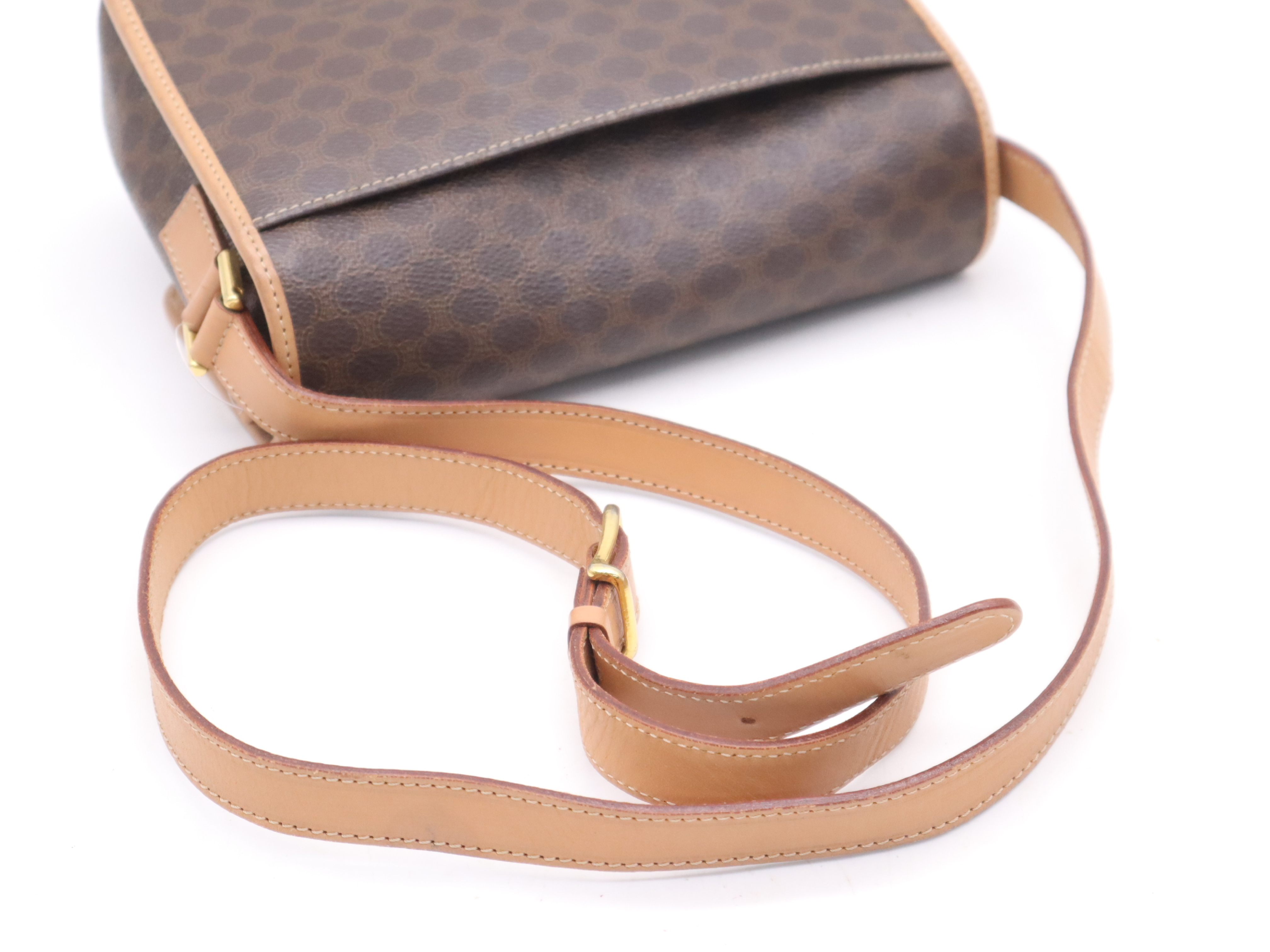 Leather Macadam Pattern Shoulder Bag — view 6