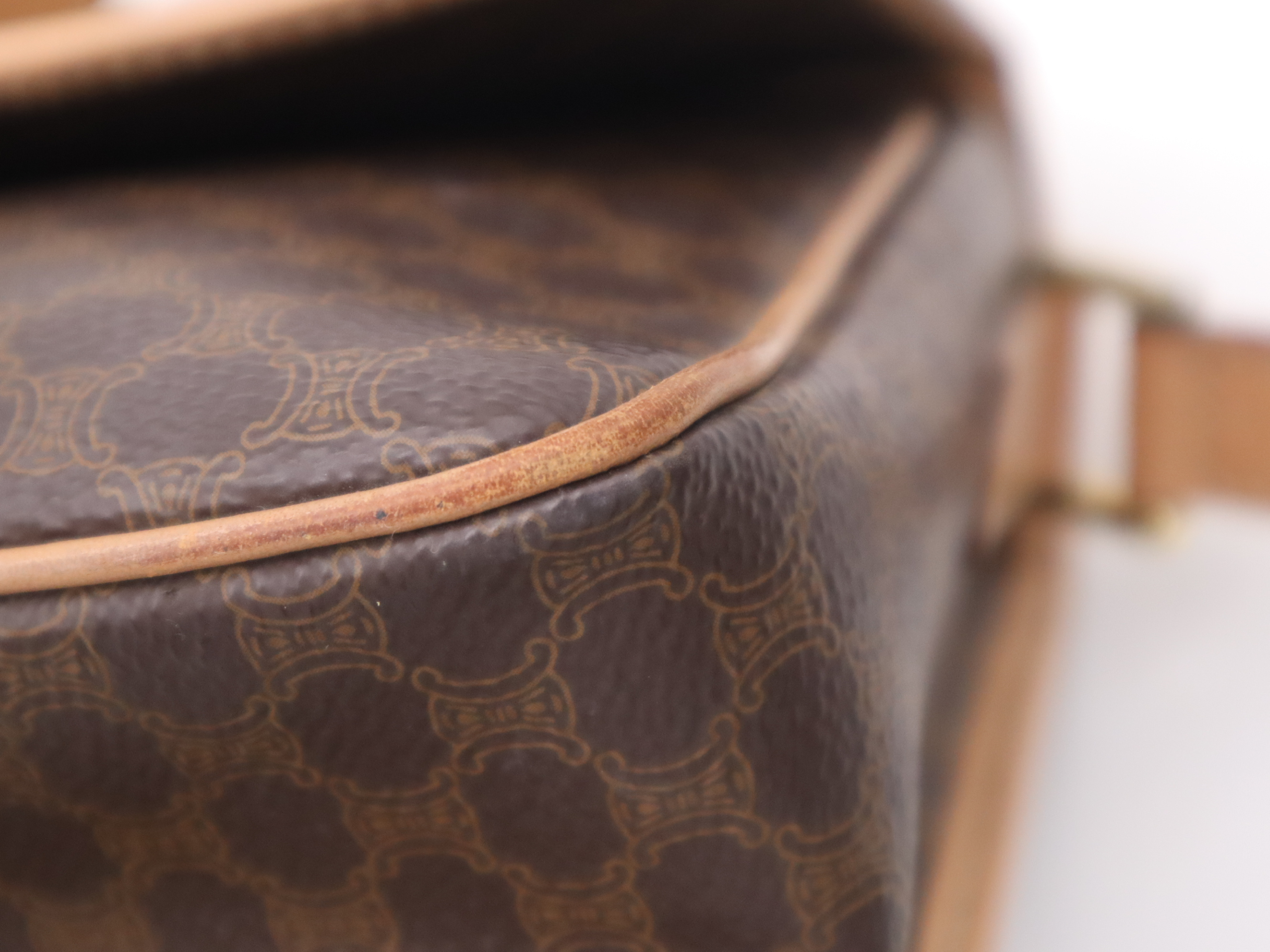 Leather Macadam Pattern Shoulder Bag — view 10