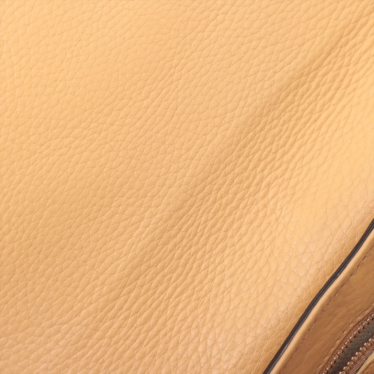 Soho Leather Chain Shoulder Bag, Beige, 336752 — view 14