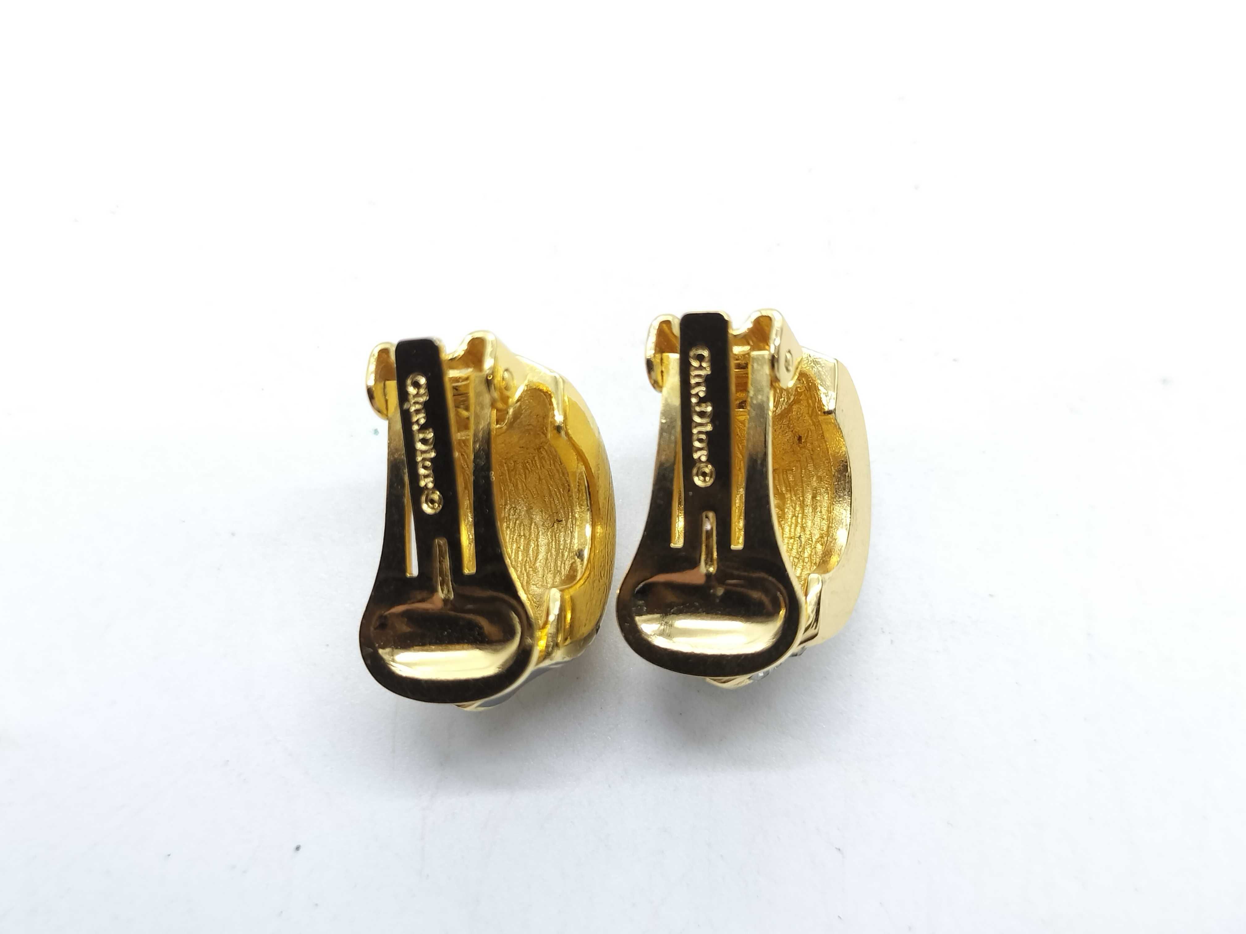earrings (with two missing stones) — view 3