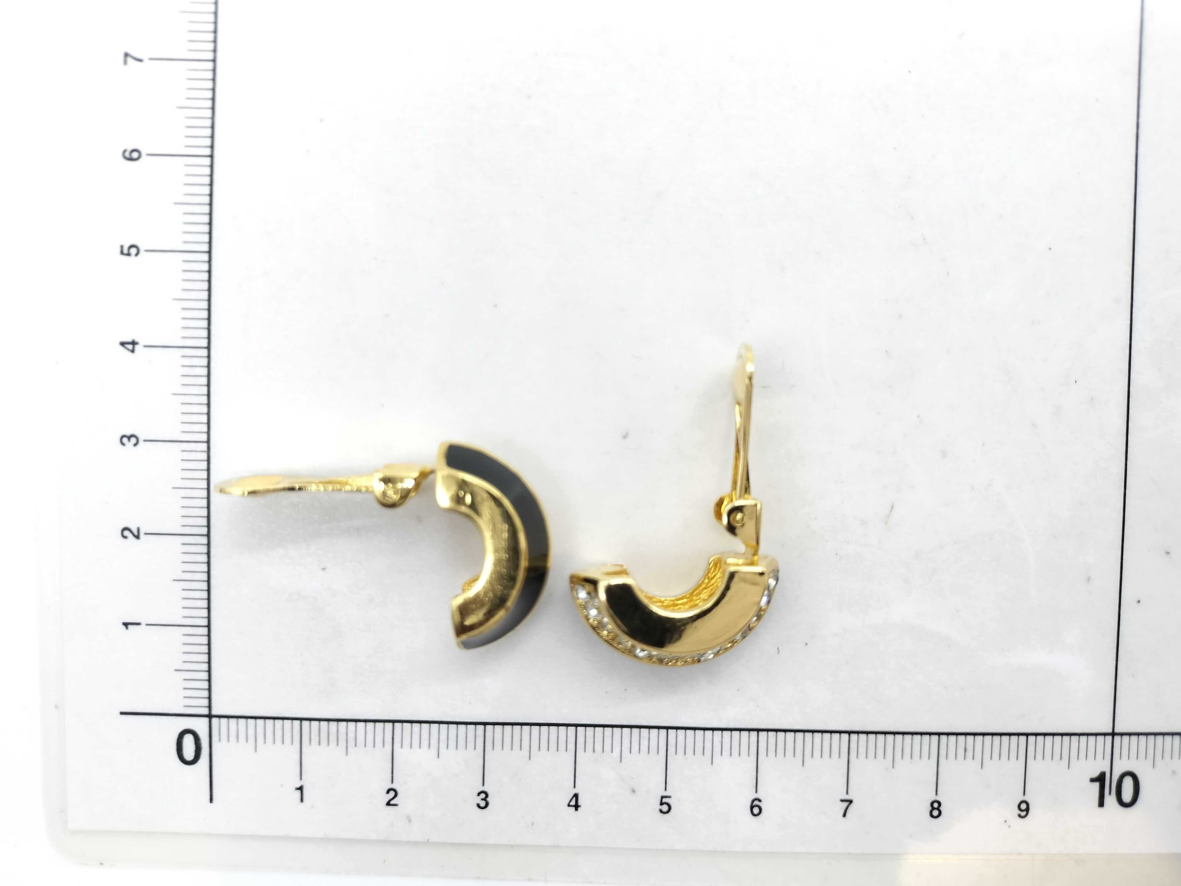 earrings (with two missing stones) — view 6