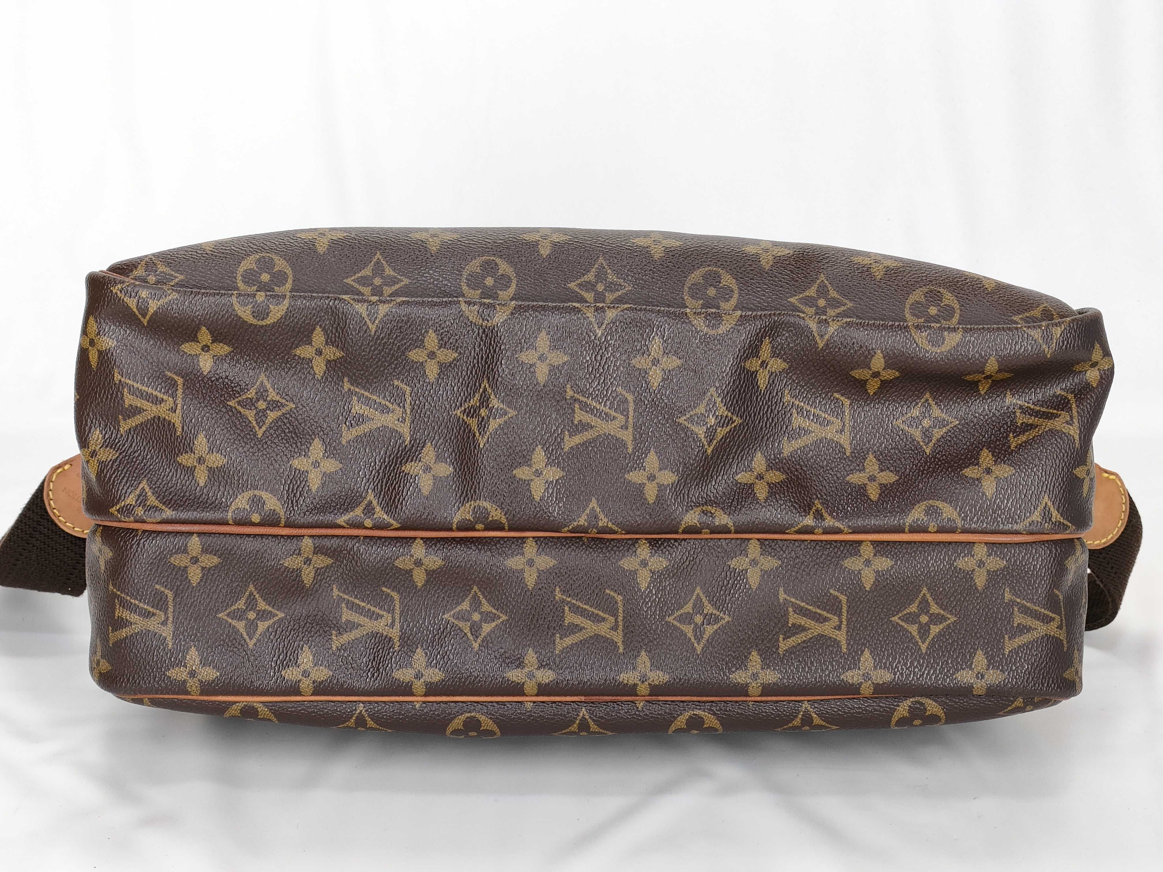 Monogram Louis Vuitton Reporter GM Shoulder Bag — view 8