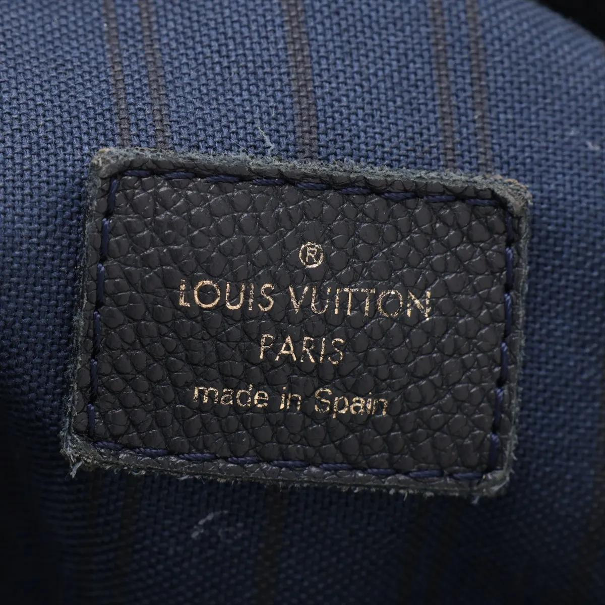 Monogram Empreinte Artsy MM M93448 CA4160 Navy, clochette strap cracked. — view 15