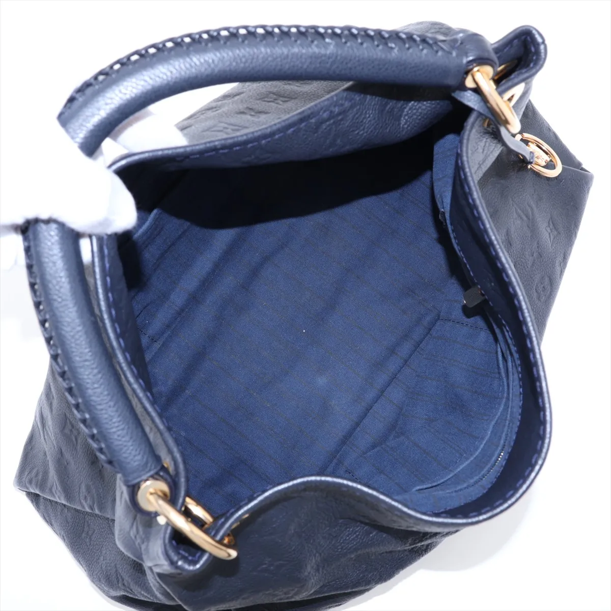 Monogram Empreinte Artsy MM M93448 CA4160 Navy, clochette strap cracked. — view 7