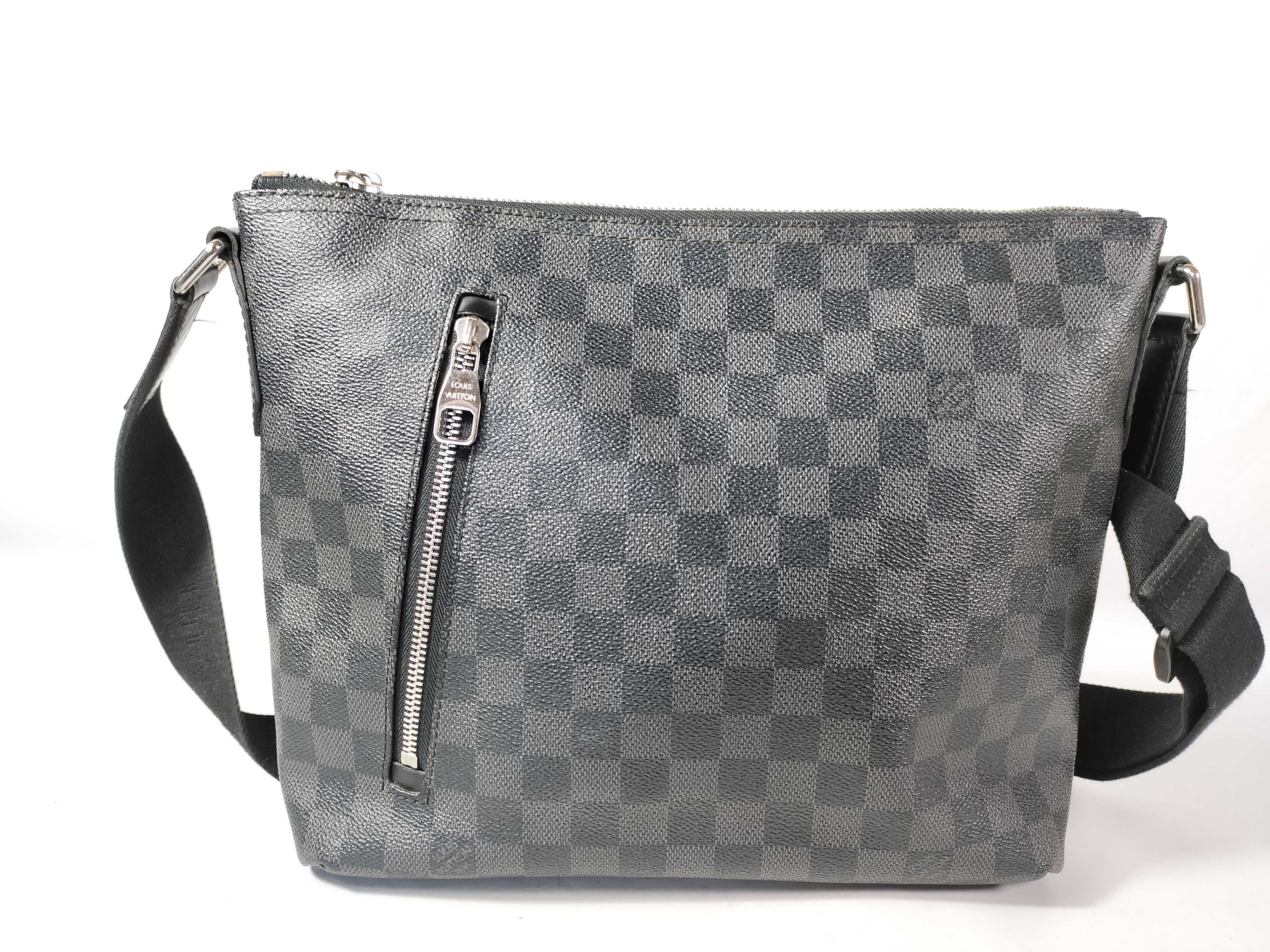 Monogram Graffiti Damier Graphite Mick PM N41211 SR4123 Black Shoulder Bag
