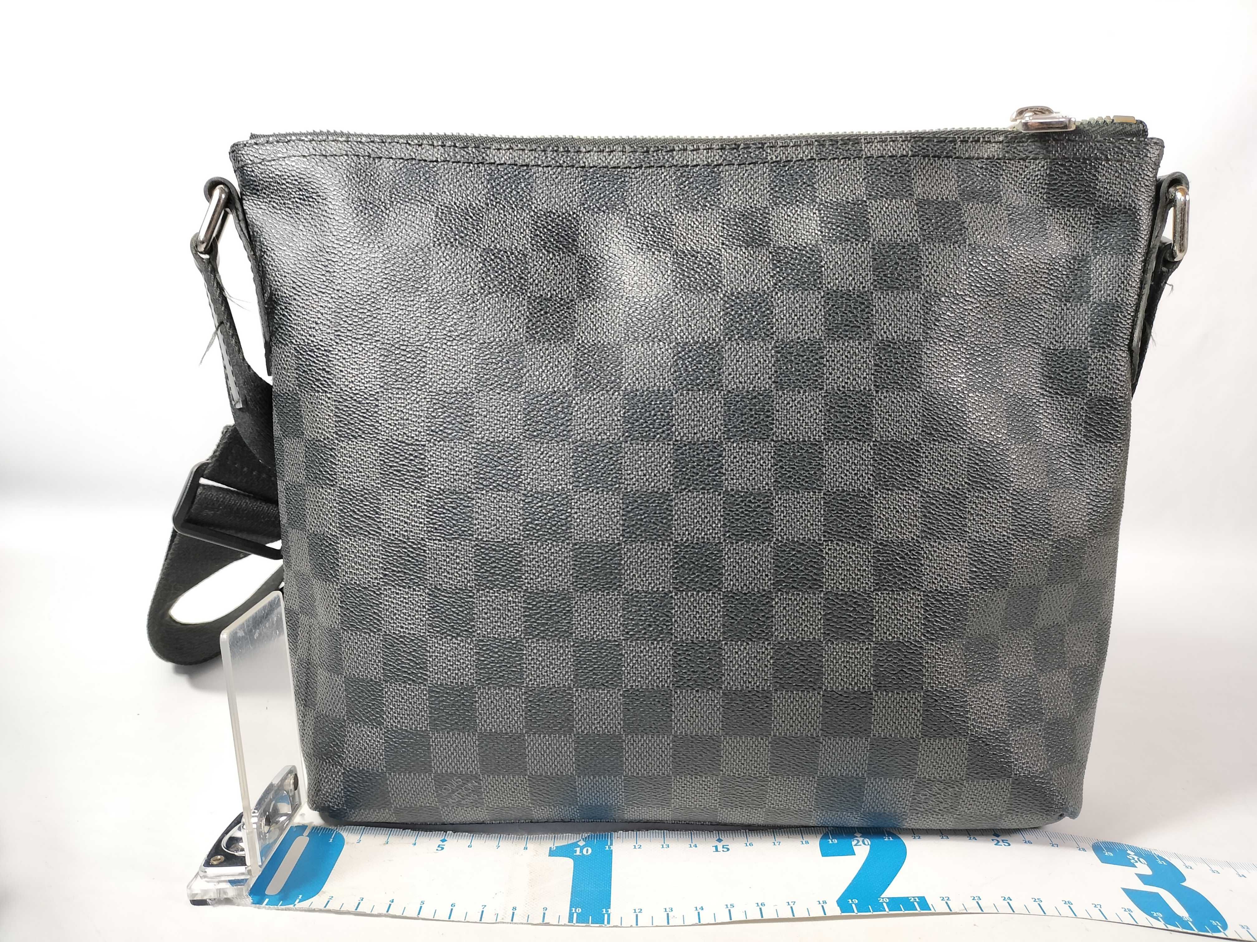 Monogram Graffiti Damier Graphite Mick PM N41211 SR4123 Black Shoulder Bag — view 2