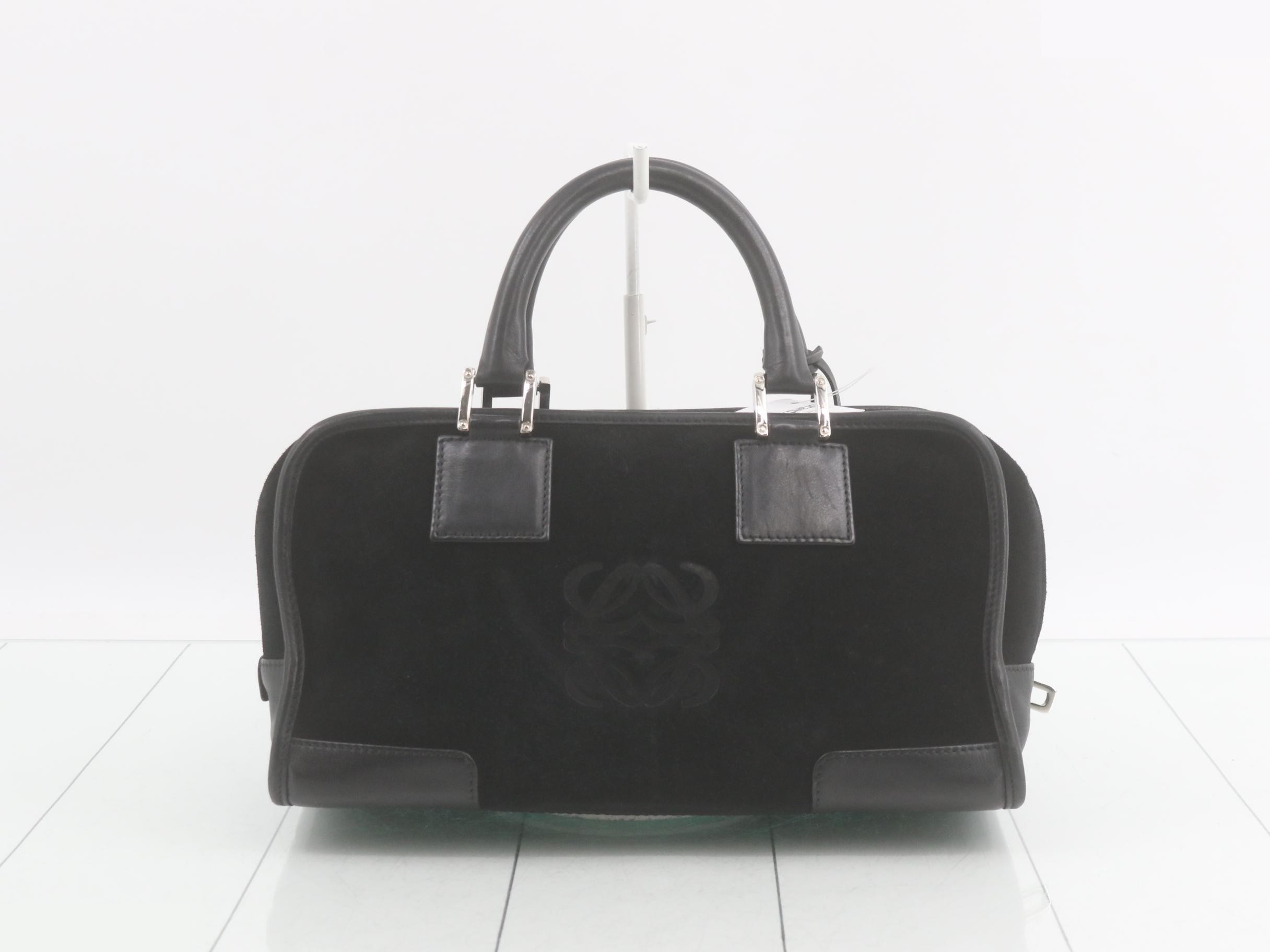 Amazona 28 Suede Black Large Logo — view 2