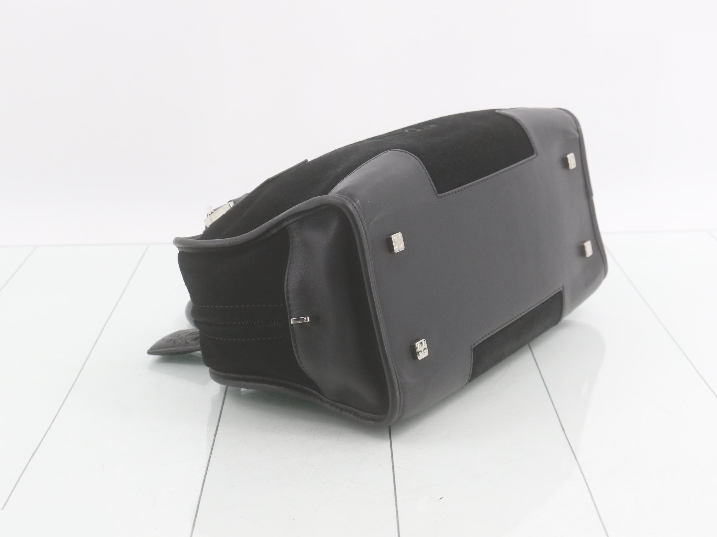 Amazona 28 Suede Black Large Logo — view 5