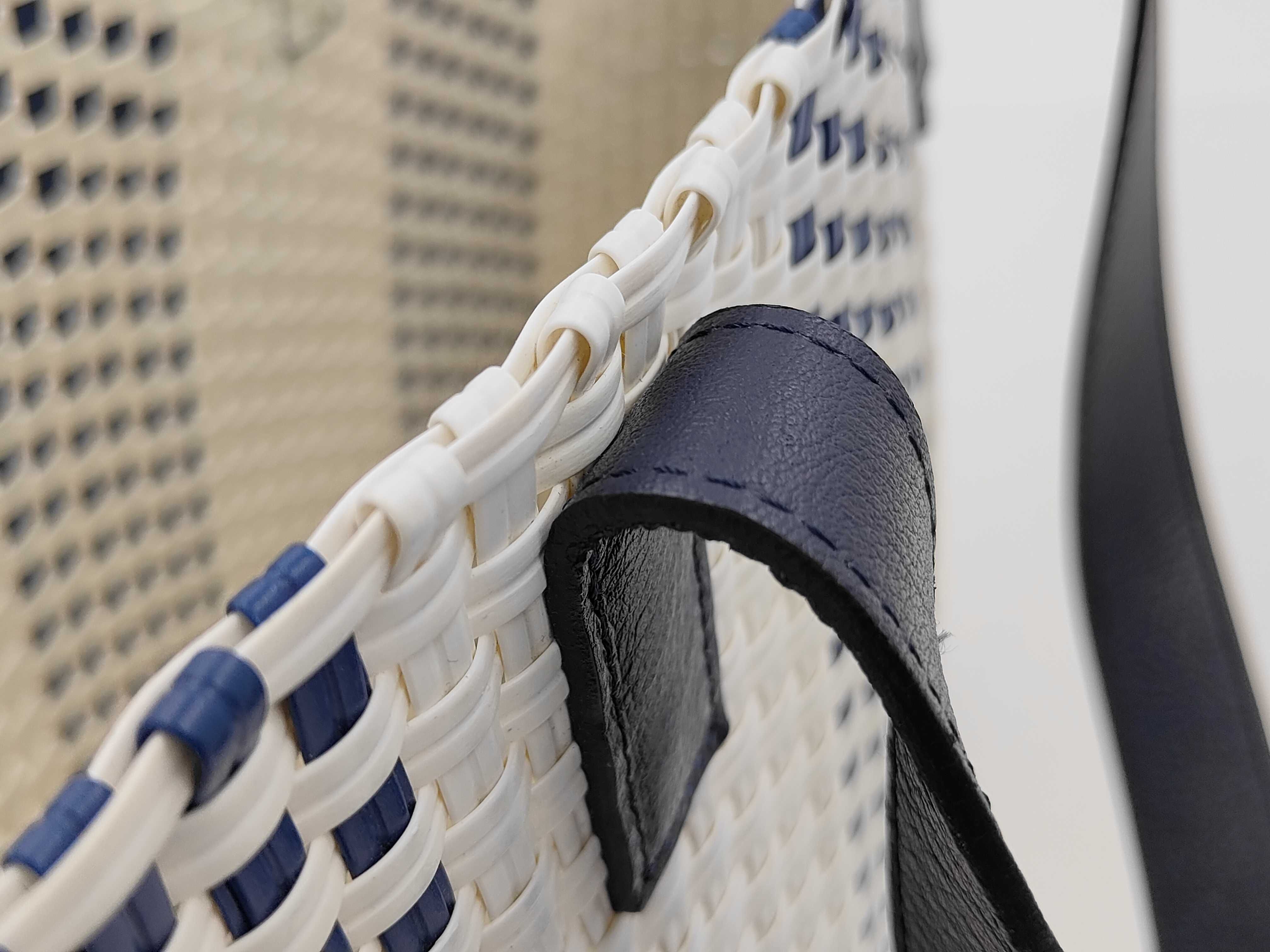Blue Label Basket Bag Tote Bag with Charm — view 6