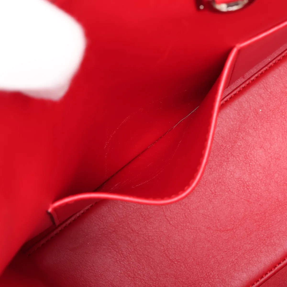 LV logo x leather City Steamer MM M51027 FO1116 Red — view 12