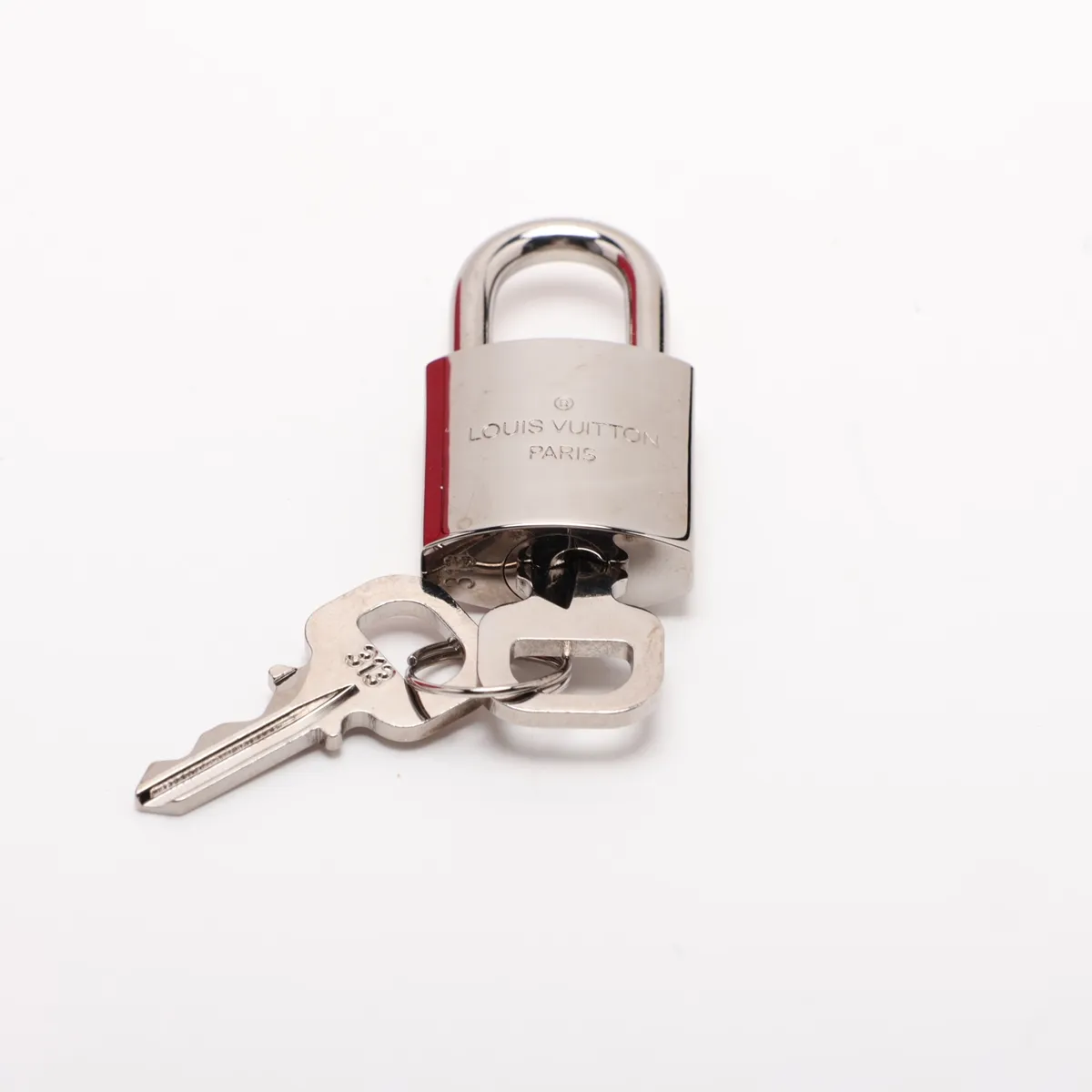 LV logo x leather City Steamer MM M51027 FO1116 Red — view 14