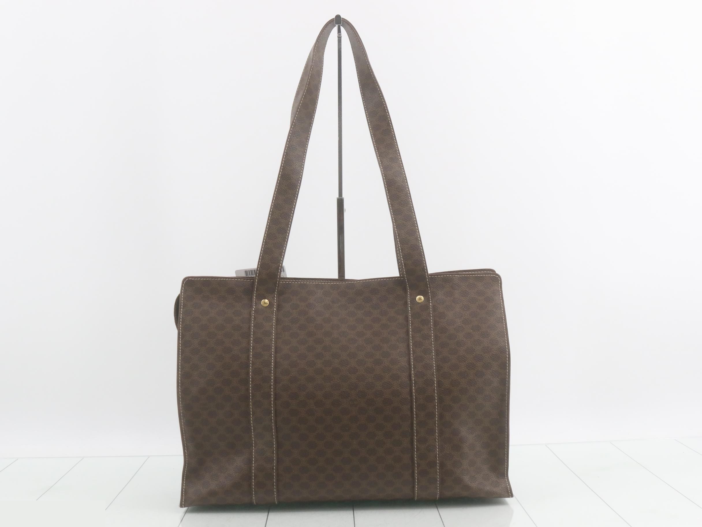 Macadam Logo Shopper Tote, Brown, 40 x 28 x 13 cm — view 2