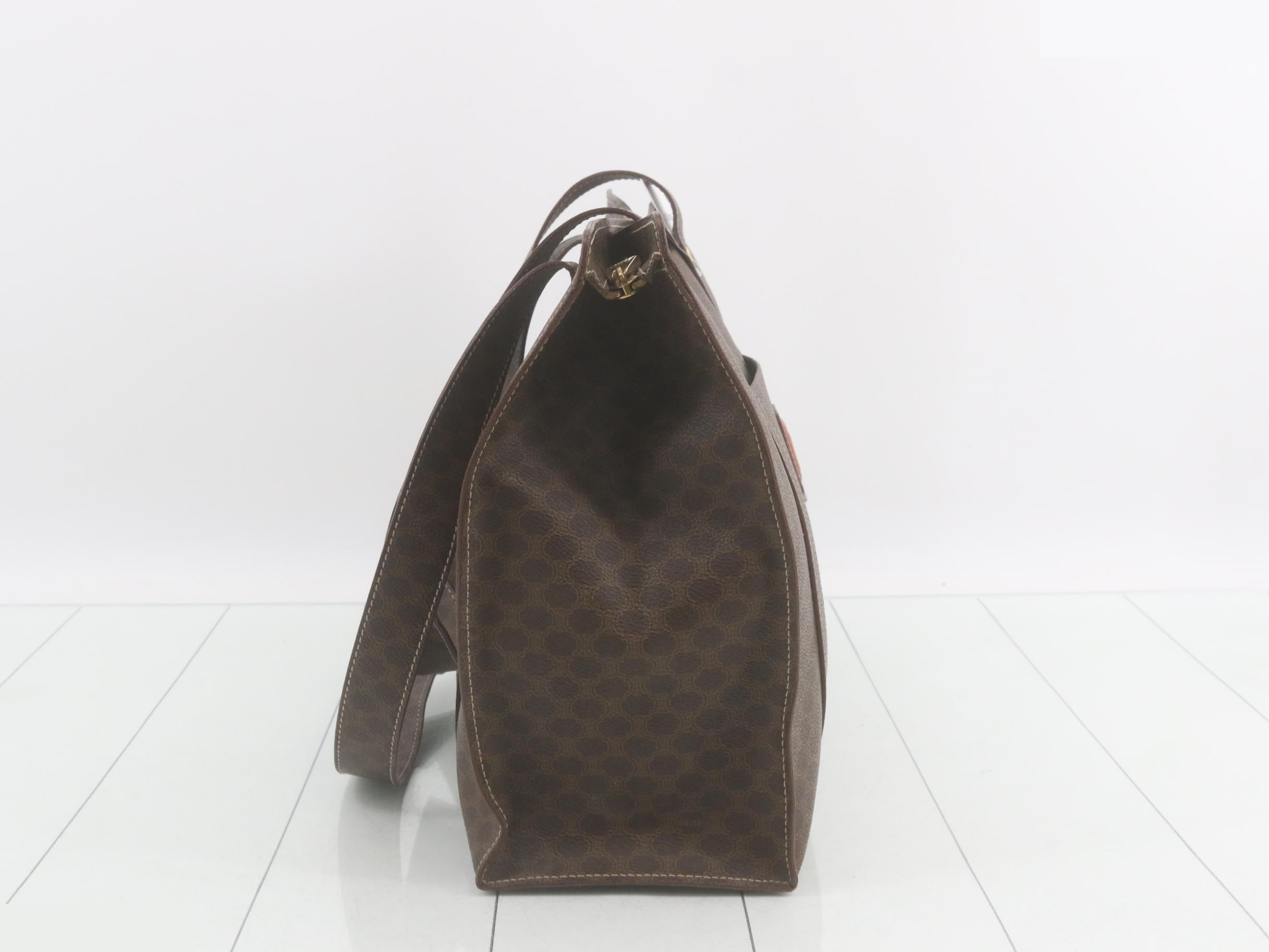 Macadam Logo Shopper Tote, Brown, 40 x 28 x 13 cm — view 4