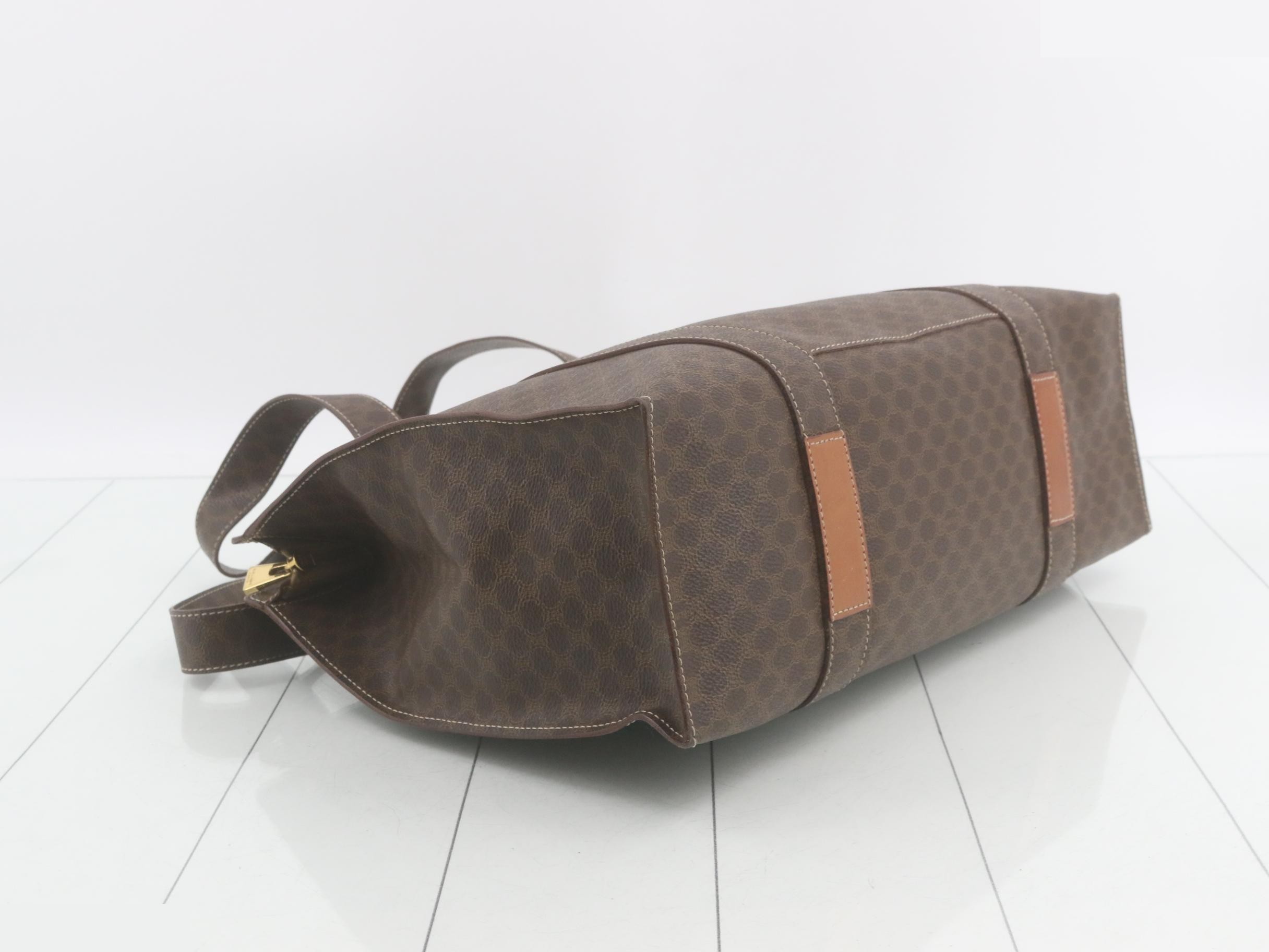 Macadam Logo Shopper Tote, Brown, 40 x 28 x 13 cm — view 5