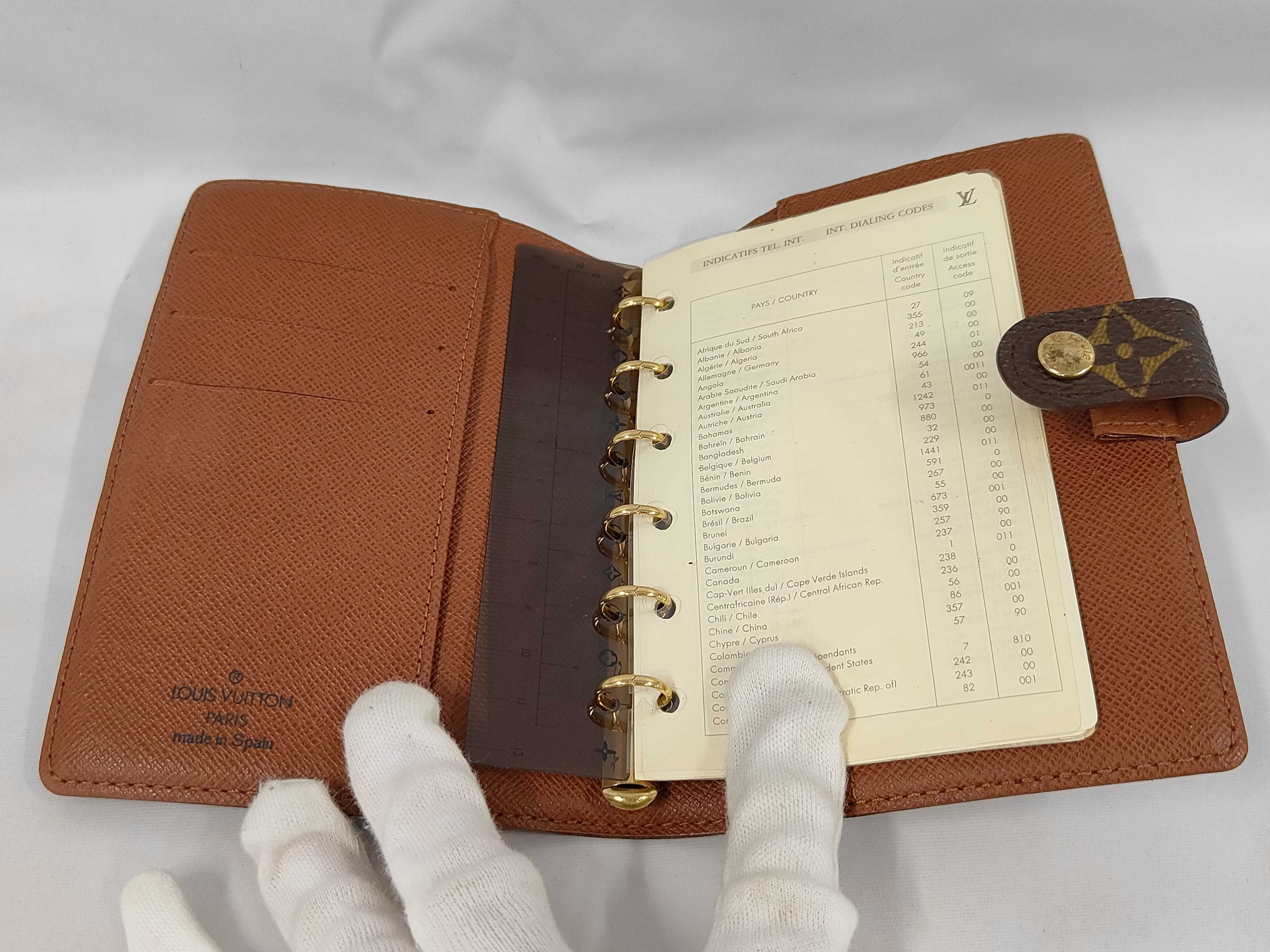 Monogram Agenda Card Case — view 7